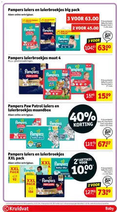 Kruidvat folder week 25 - Voorbeeld van een folder van Kruidvat, geldig van 16.06.2026 | Pagina: 73 | Producten: Kan, Pampers