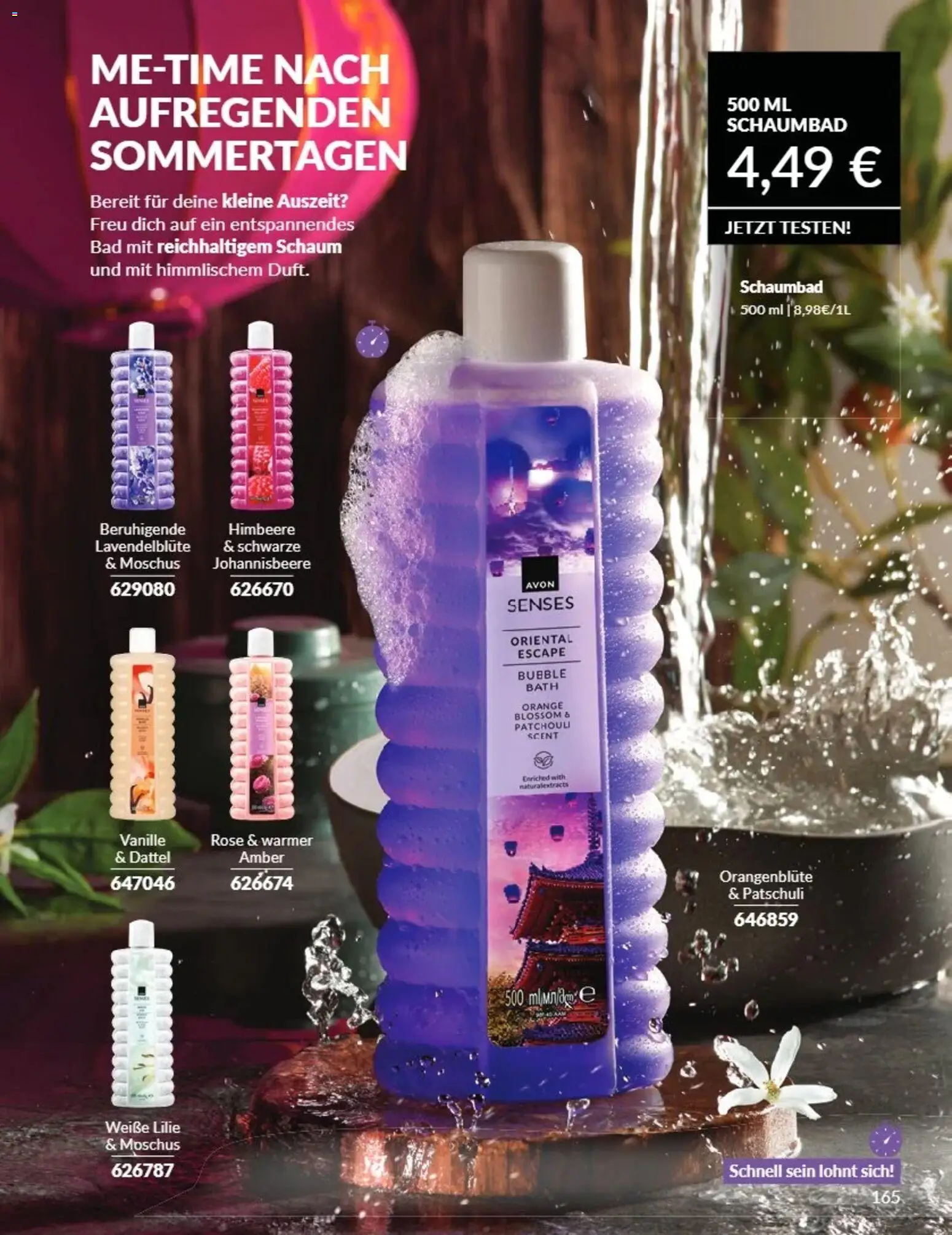 AVON Katalog August 2026 – gültig ab 08.08.2026 | Seite: 165 | Produkte: Bad, Vanille, Dattel, Himbeere