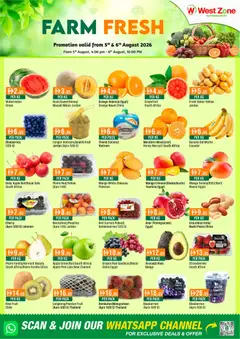 Preview of Westzone Supermarket catalogue valid from 5 Aug, 2026