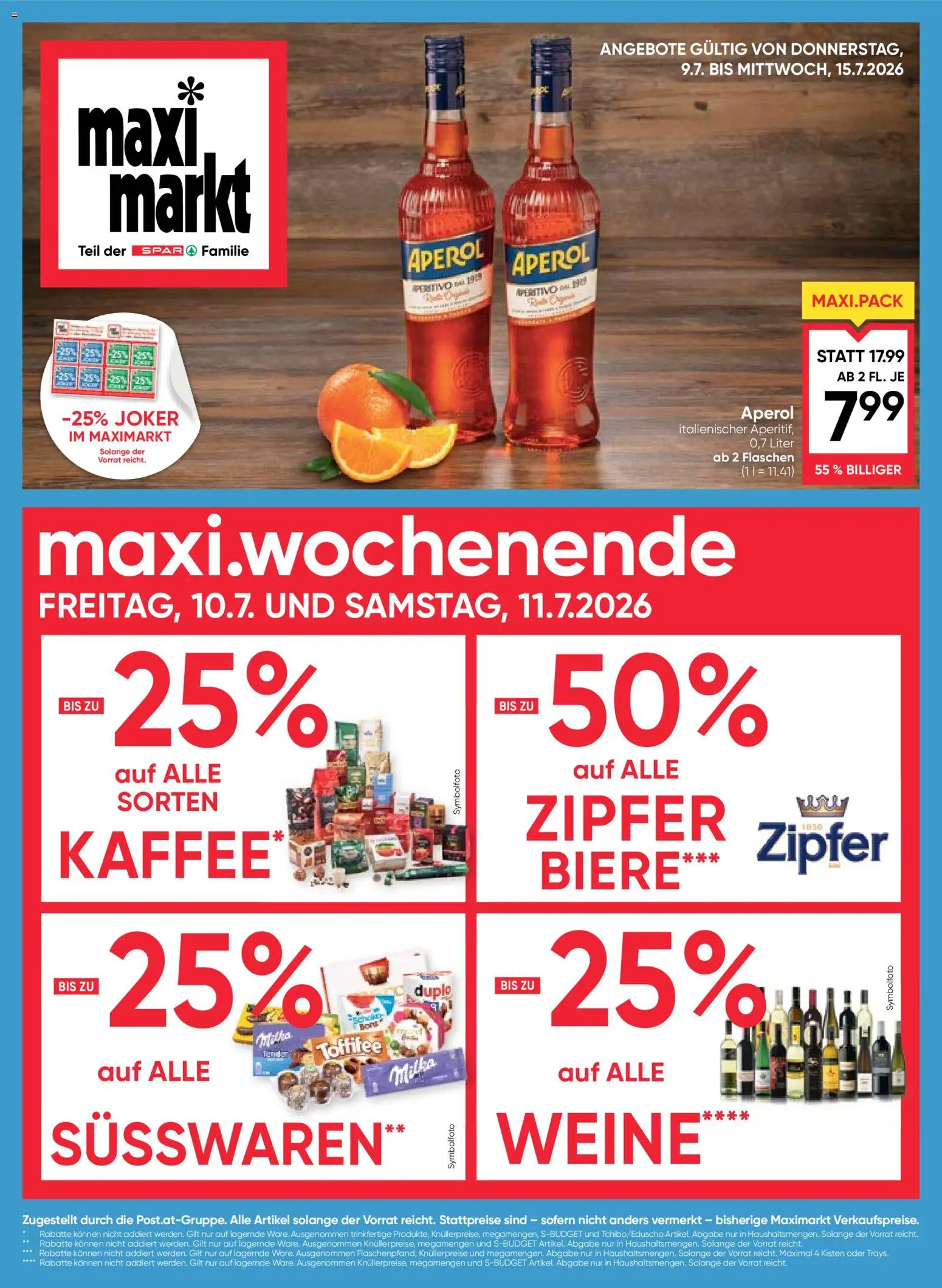 Maximarkt Flugblatt gültig ab 09.07.2026 | Seite: 1
