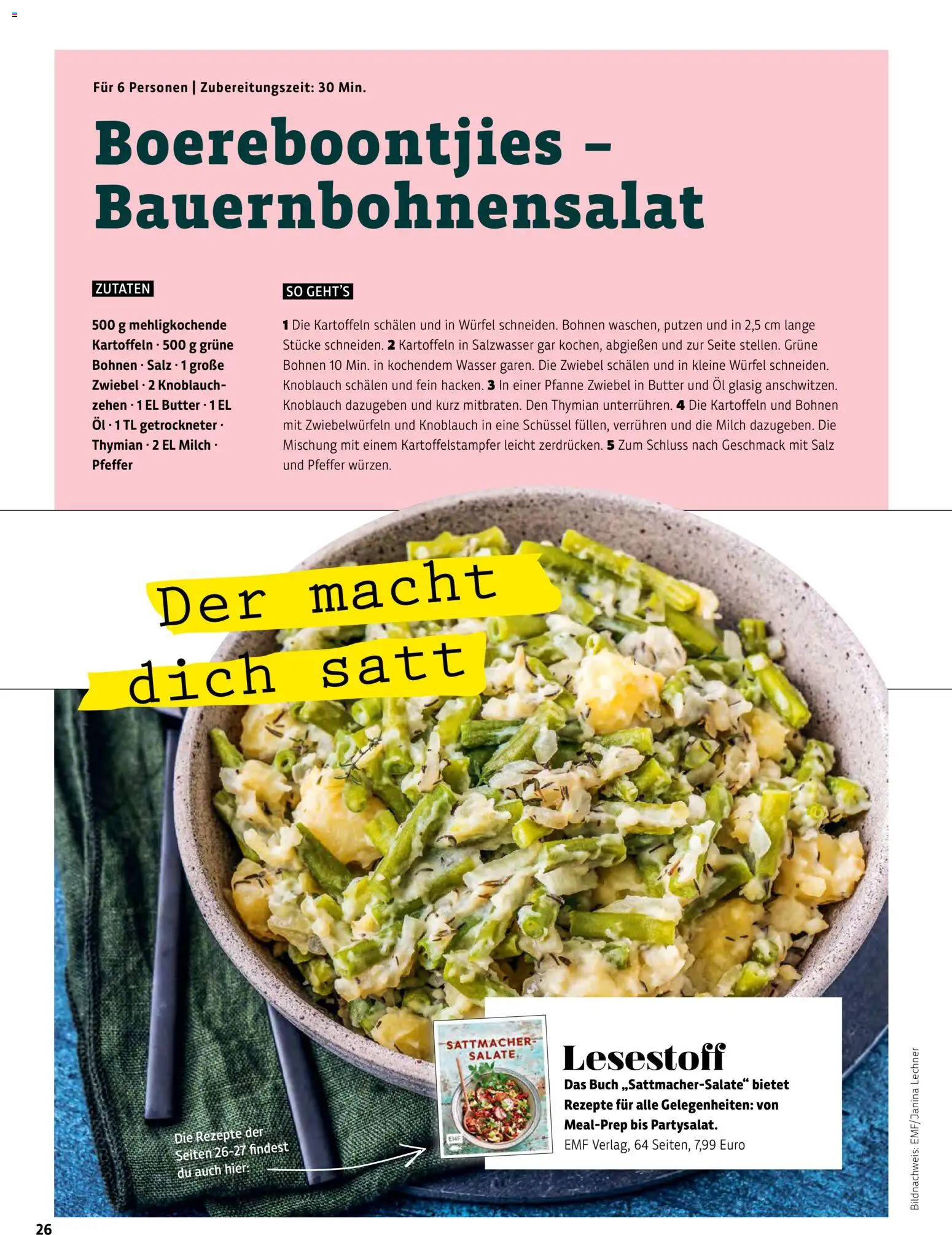 Denns BioMarkt Kreo Magazin – gültig ab 17.07.2026 | Seite: 26 | Produkte: Butter, Wasser, Pfeffer, Knoblauch