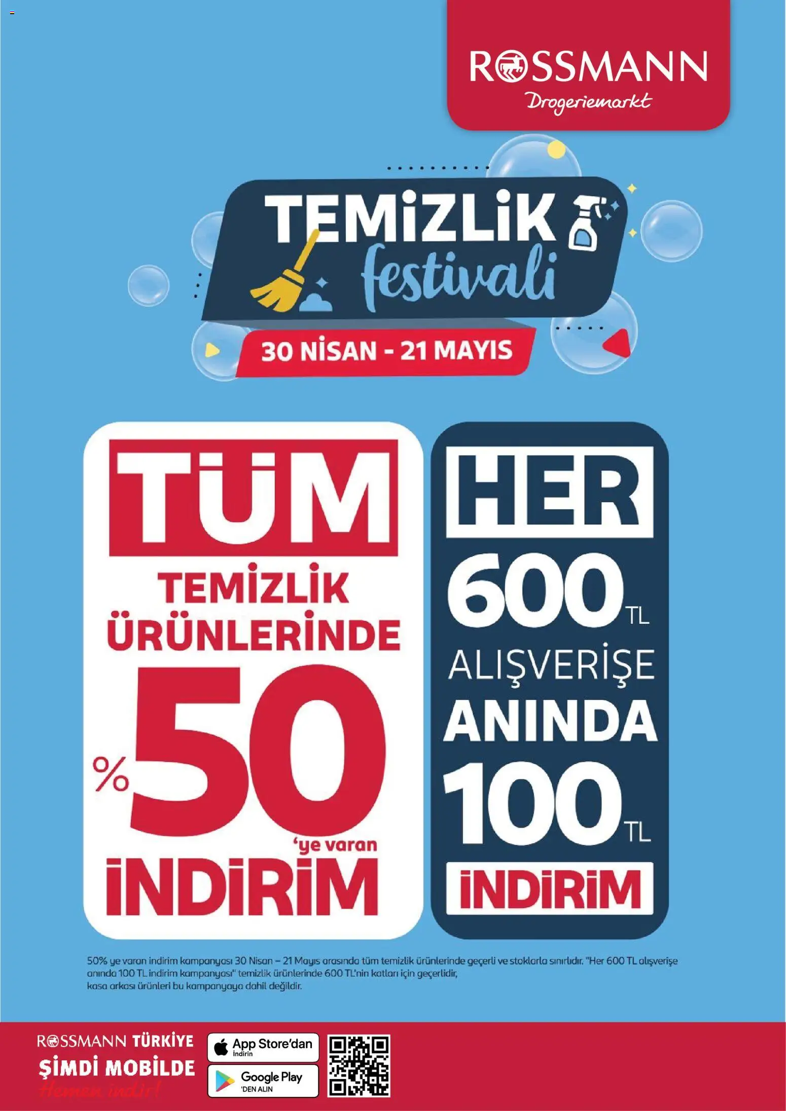 Rossmann - Temiizlik Festivali Kataloğu - 30.04.2026 tarihinden itibaren geçerlidir | Sayfa: 1 | Ürünler: Kasa
