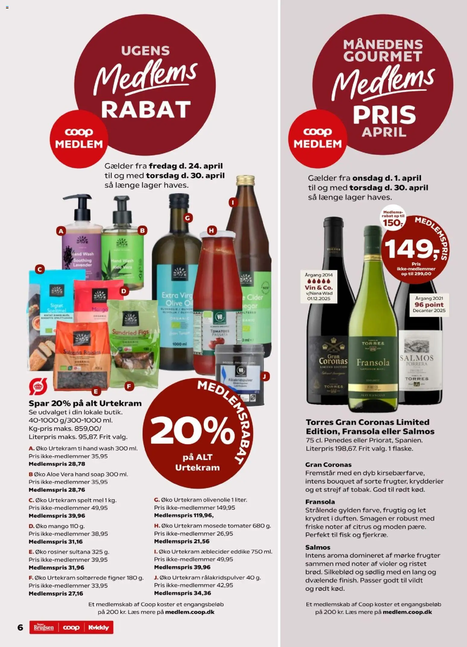 Kvickly tilbudsavis – gyldig fra 24.04.2026 | Side: 6 | Produkter: Vin, Tomater, Fisk, Figner