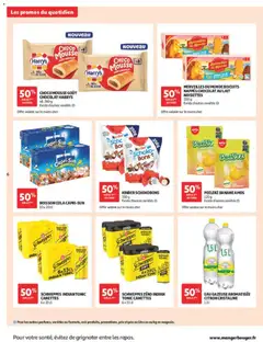 Auchan - Prévisualisation de CHOCO MOUSSE GOÛT CHOCOLAT HARRYS, Choco Mousse goût chocolat Harrys x8, 280 g valide à partir de 30/06/2026 | Page: 6 | Produits: Noisettes, Eau gazeuse, Banane, Chocolat