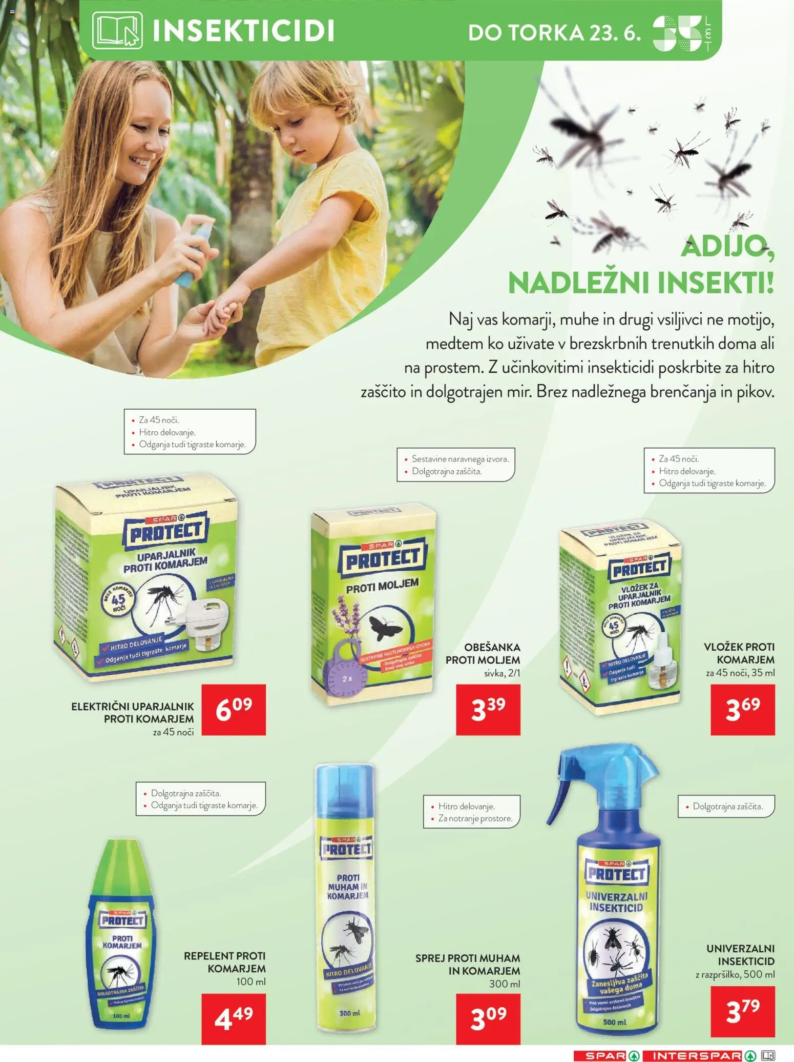 Novi Spar katalog ponudbe – veljaven od 17.06.2026 | Stran: 43 | Izdelki: Repelent
