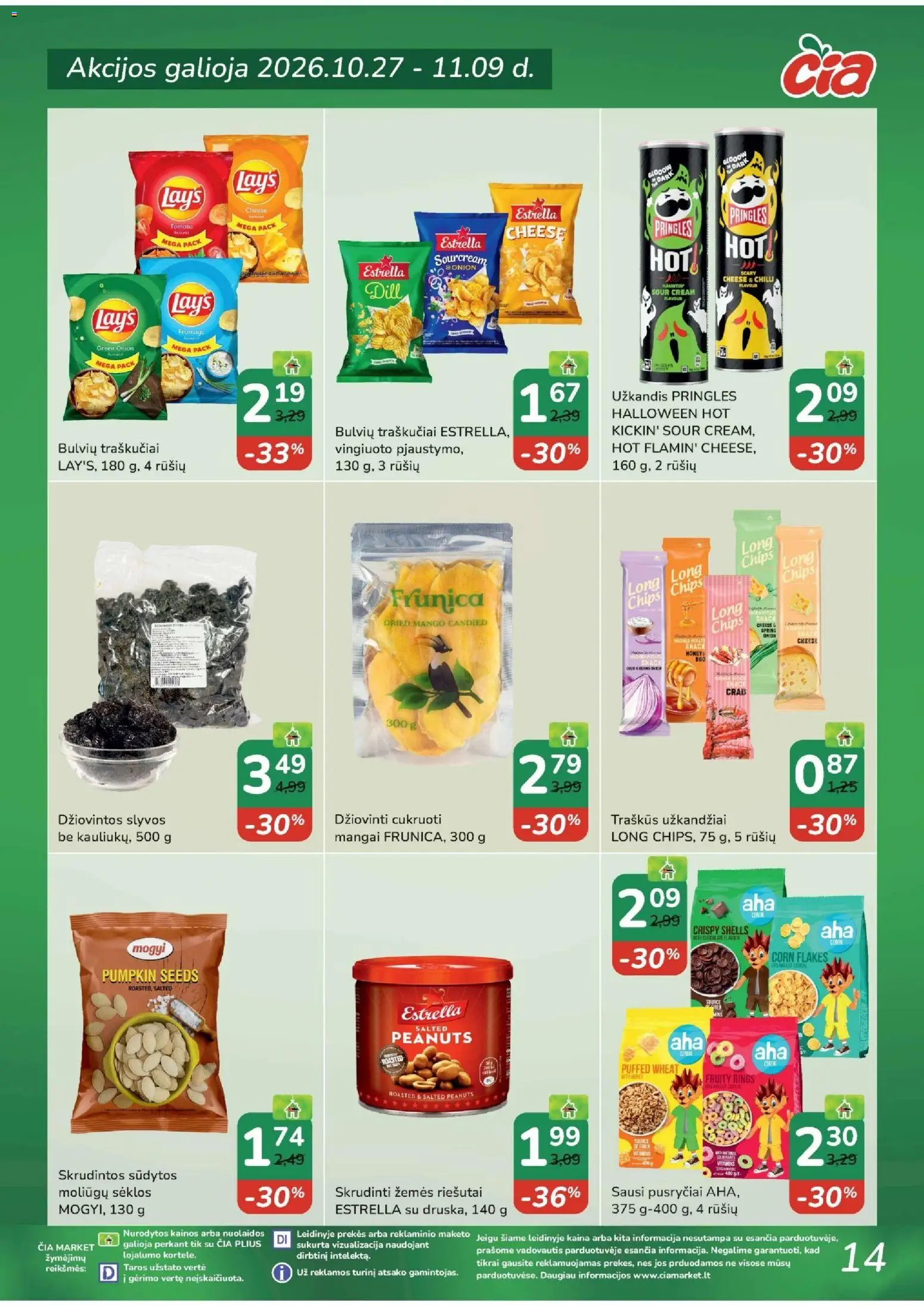 ČIA MARKET akcijos nuo 2026.10.27 | Puslapis: 14
