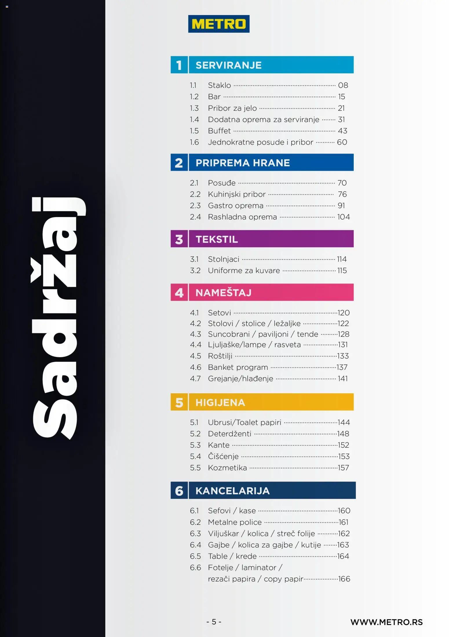 Metro katalog - važi od 10.07.2026 | Strana: 5 | Proizvode: Kolica, Laminator