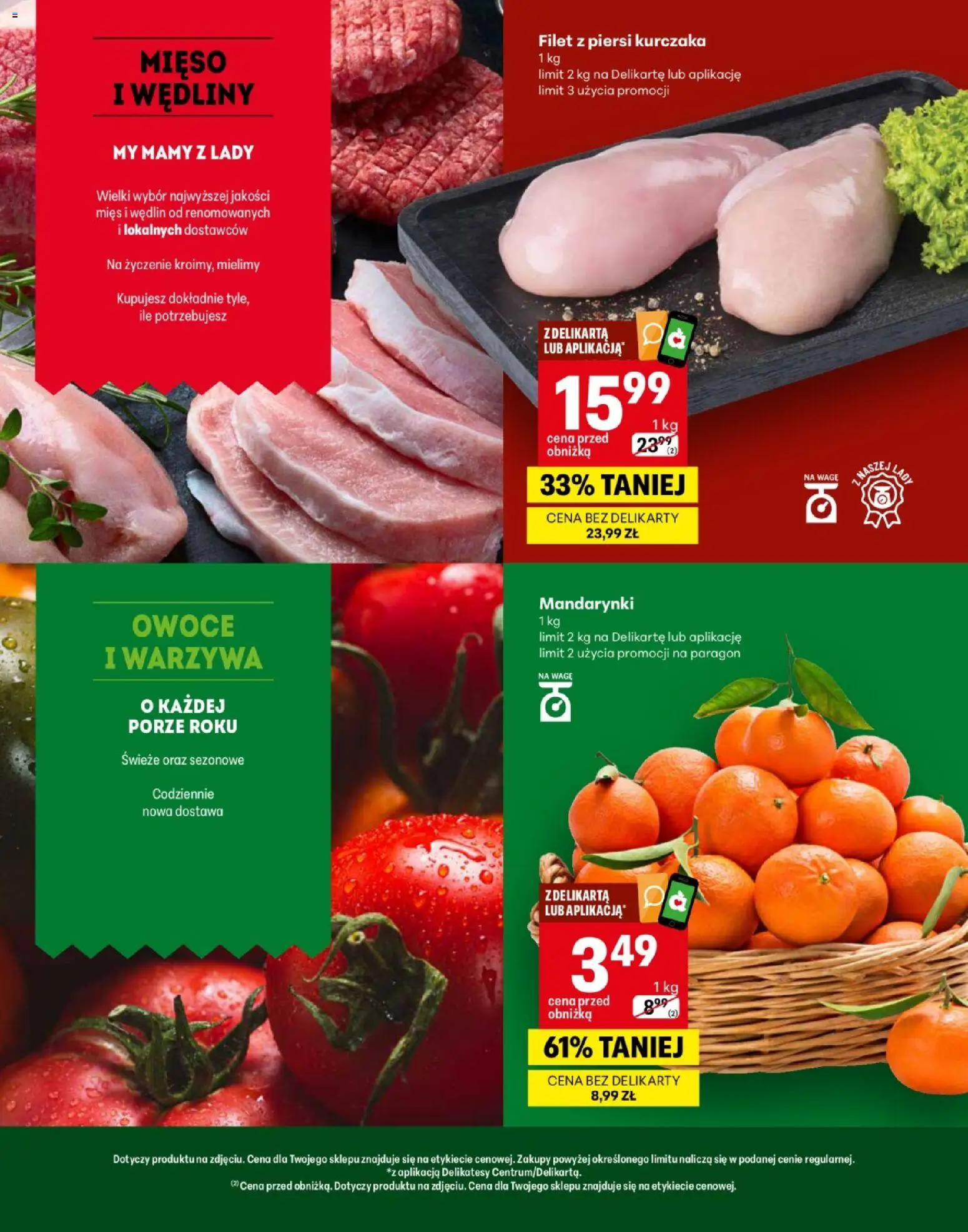 Delikatesy Centrum gazetka - Hoczew Otwarcie od 14.05.2026 | Strona: 2 | Produkty: Mięso, Delikatesy, Mandarynki, Warzywa