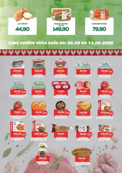 Medius katalog - pregled Medius kataloga - važi od 08.09.2026 | Strana: 3 | Proizvode: Šargarepa, Pesto, Grašak, Burger