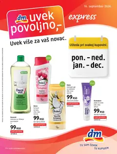 DM Drogerie katalog Express - pregled DM Drogerie kataloga - važi od 16.05.2026