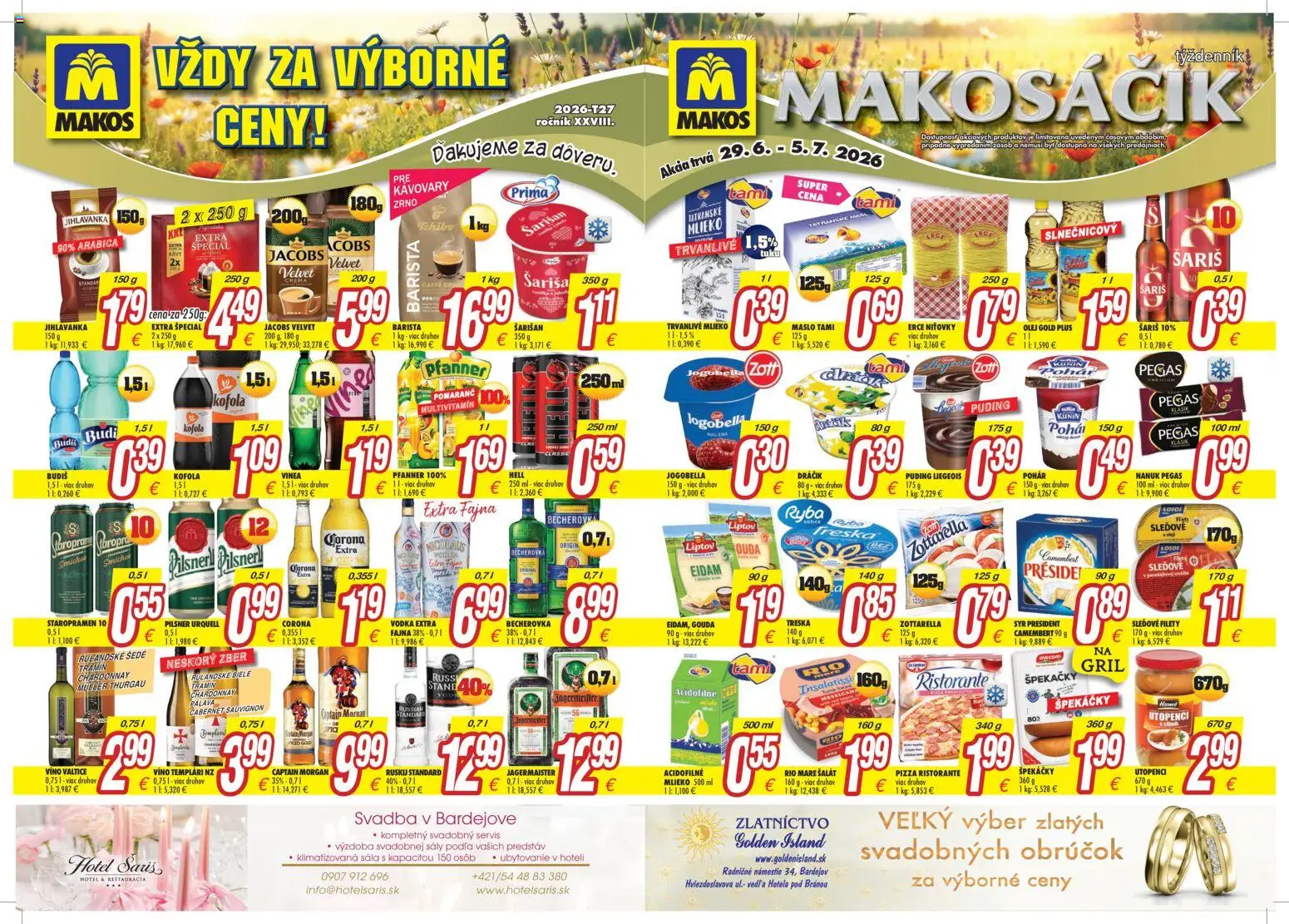 Nové Makos akcie – leták je platný od 29.06.2026 | Strana: 1