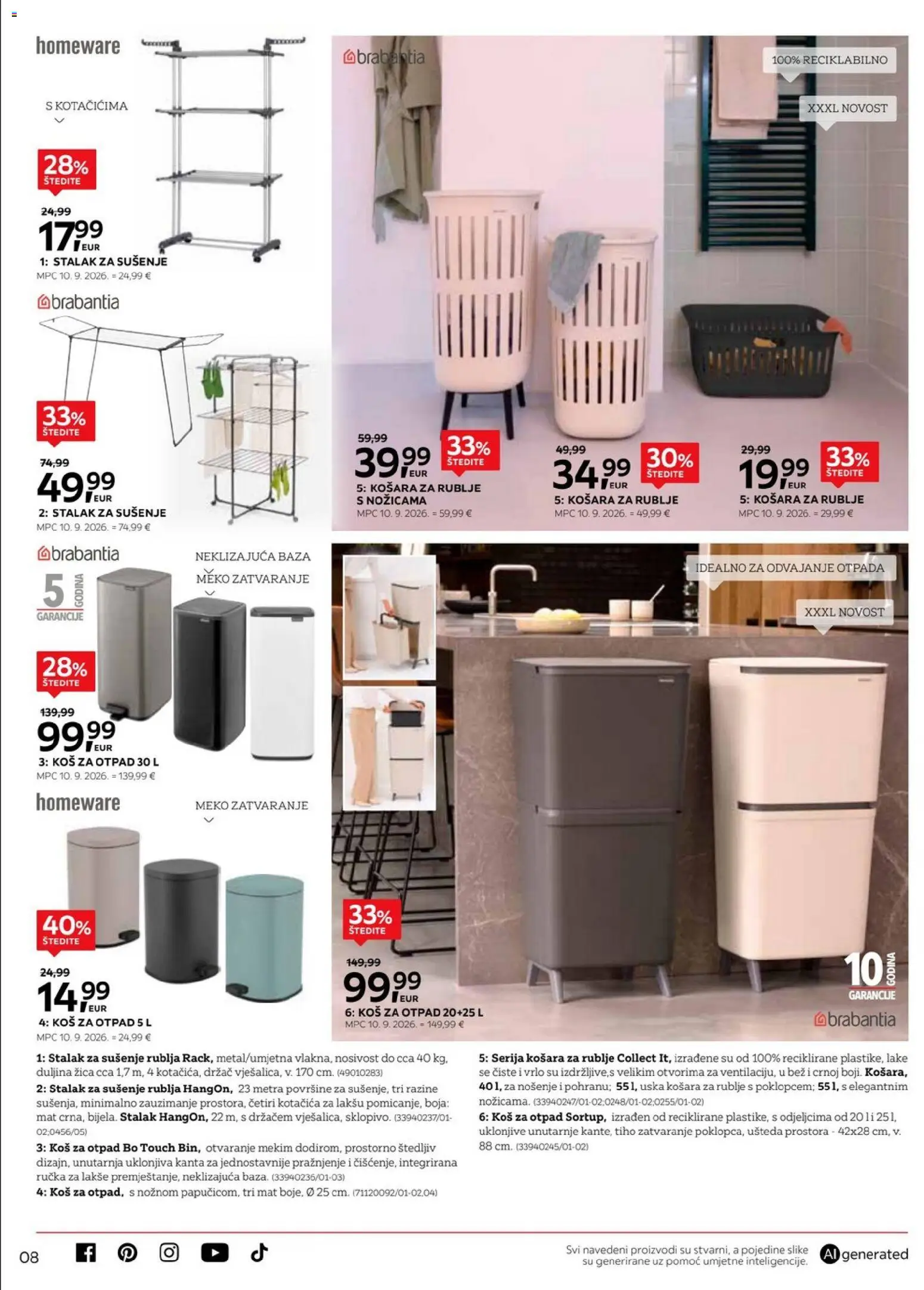 Lesnina katalog | vrijedi od 29.09.2026 | Stranica: 7 | Proizvodi: Košara, Stalak, Košara za rublje