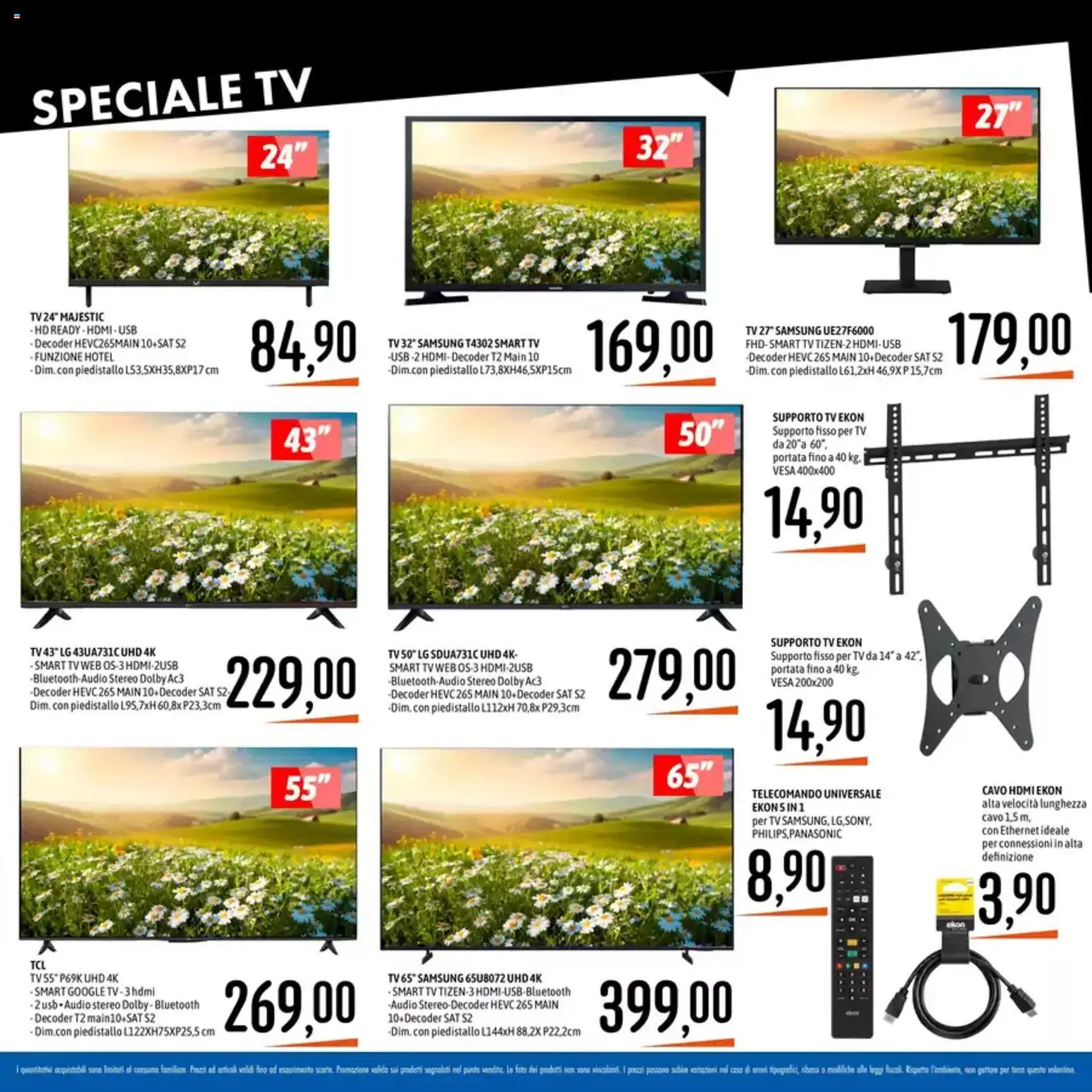 Volantino Emisfero del 28.05.2026 | Pagina: 28 | Prodotti: Decoder, TV, USB, Samsung