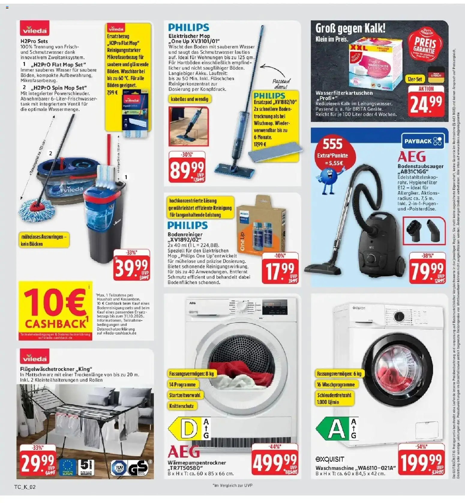 Edeka Prospekt Horb Am Neckar (ab 21.09.2026) » Angebote Online | Seite: 56 | Produkte: Philips, Waschmaschine, Kalk, Wasser