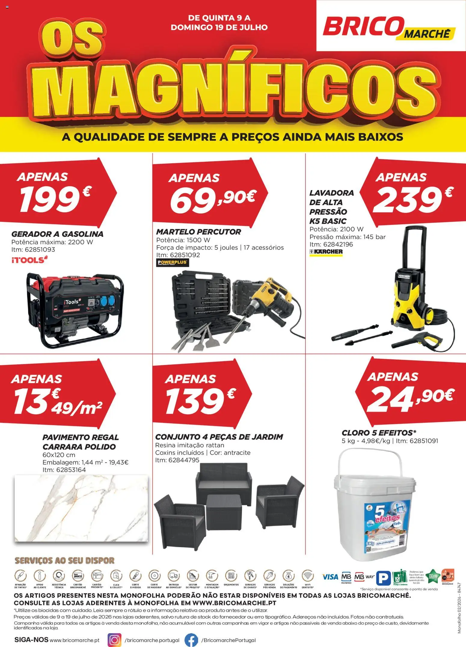 BricoMarché Os Magníficos 2 │ válido de 09/07/2026 | Página: 2 | Produtos: Faca, Martelo
