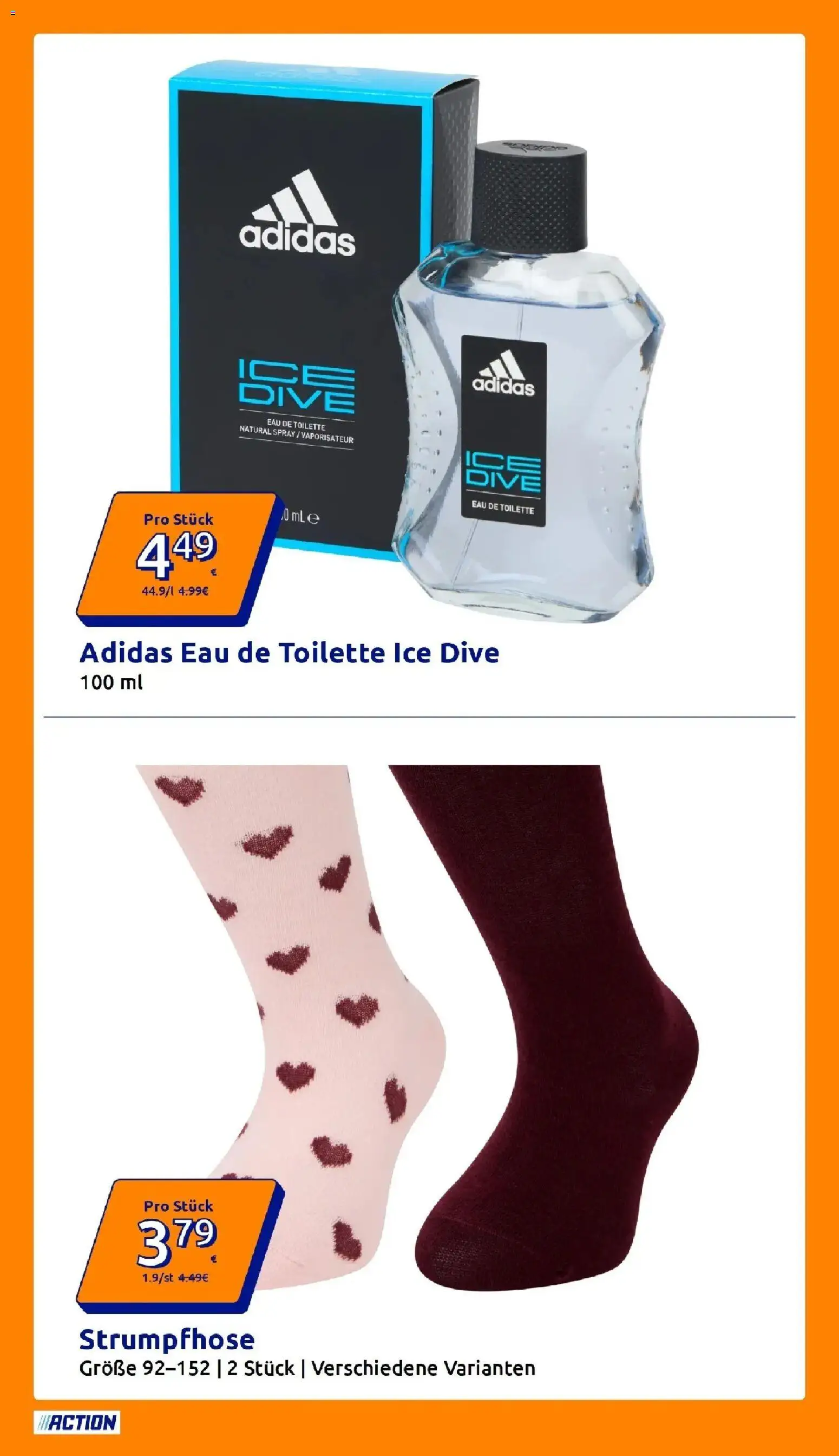 Action Aktueller Prospekt ab 07.10.2026 → Angebote nächste Woche | Seite: 2 | Produkte: Toilette, Eau de Toilette, Strumpfhose