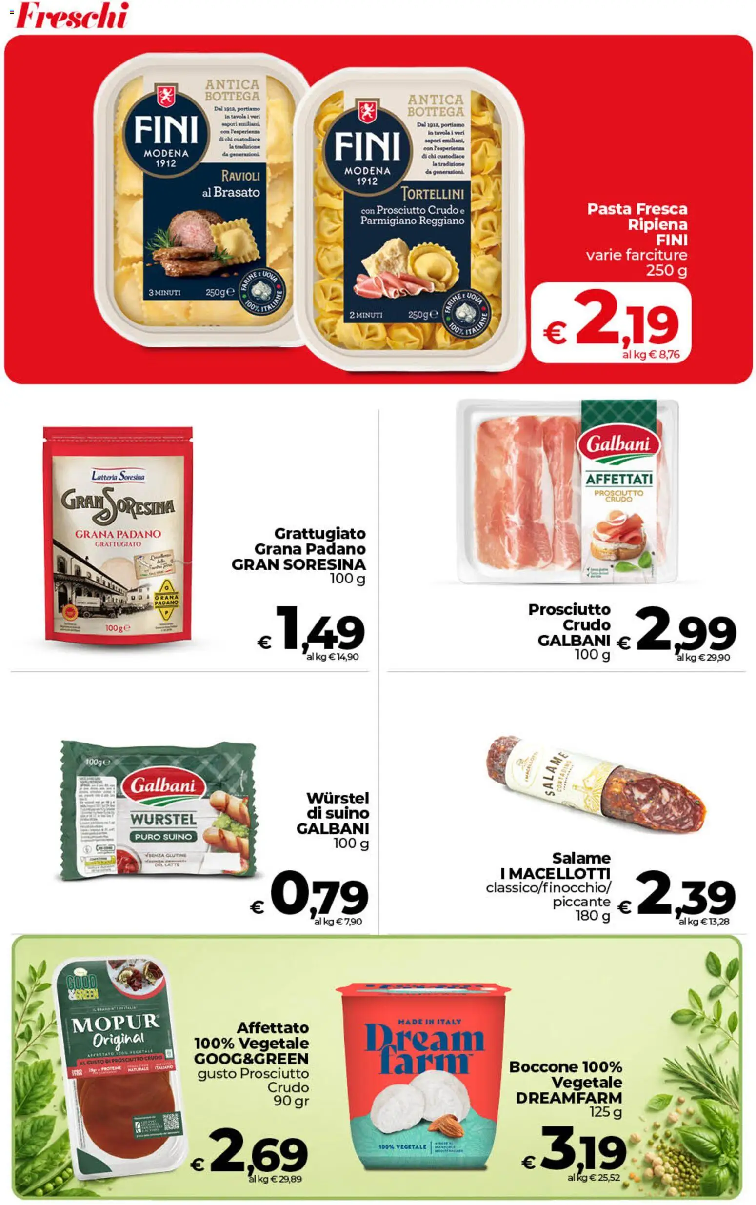 Volantino COOP del 10/07/2026 | Pagina: 15 | Prodotti: Prosciutto Crudo, Salame, Prosciutto, Pasta