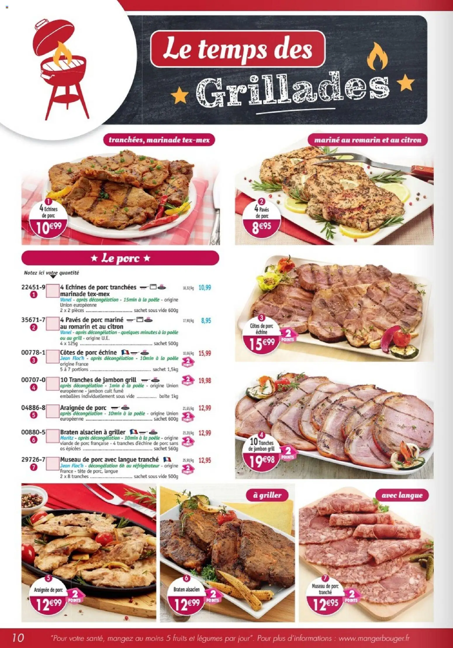 {H1} | Page: 10 | Produits: Viande de porc, Citron, Viande, Porc