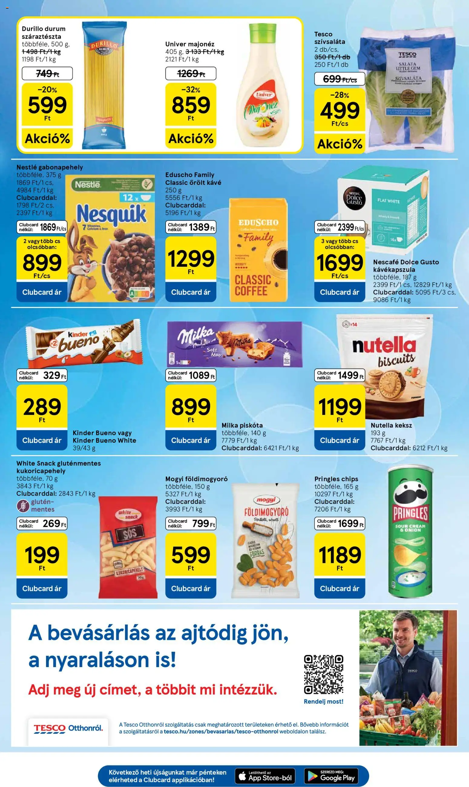 Tesco akciós ujság - amely érvényes a következő dátumtól: 2026.08.18. | Oldal: 5 | Termékek: Piskóta, Univer, Kukoricapehely, Földimogyoró
