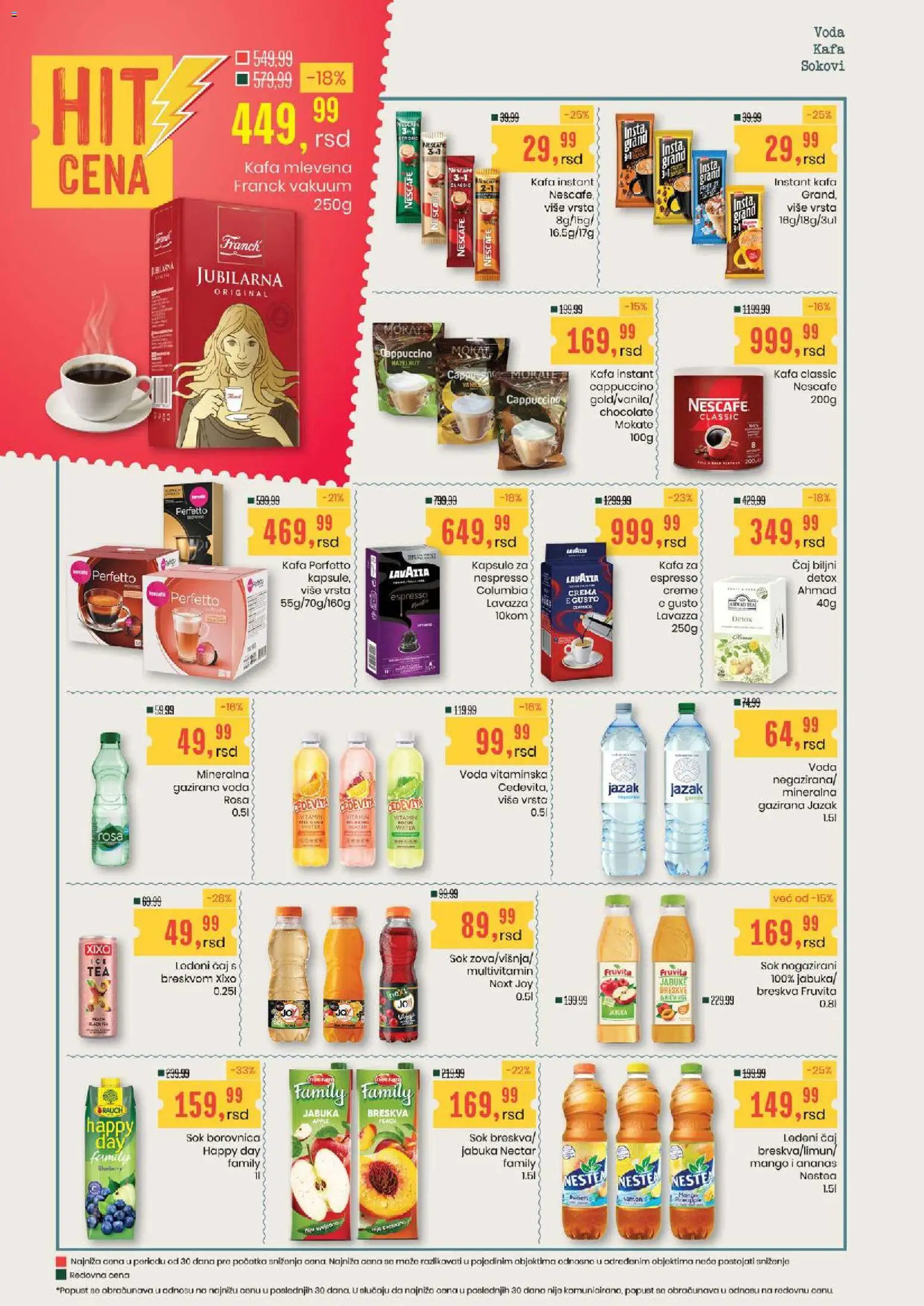 Aroma Market katalog - važi od 09.07.2026 | Strana: 18 | Proizvode: Ananas, Borovnica, Mineralna voda, Jabuke
