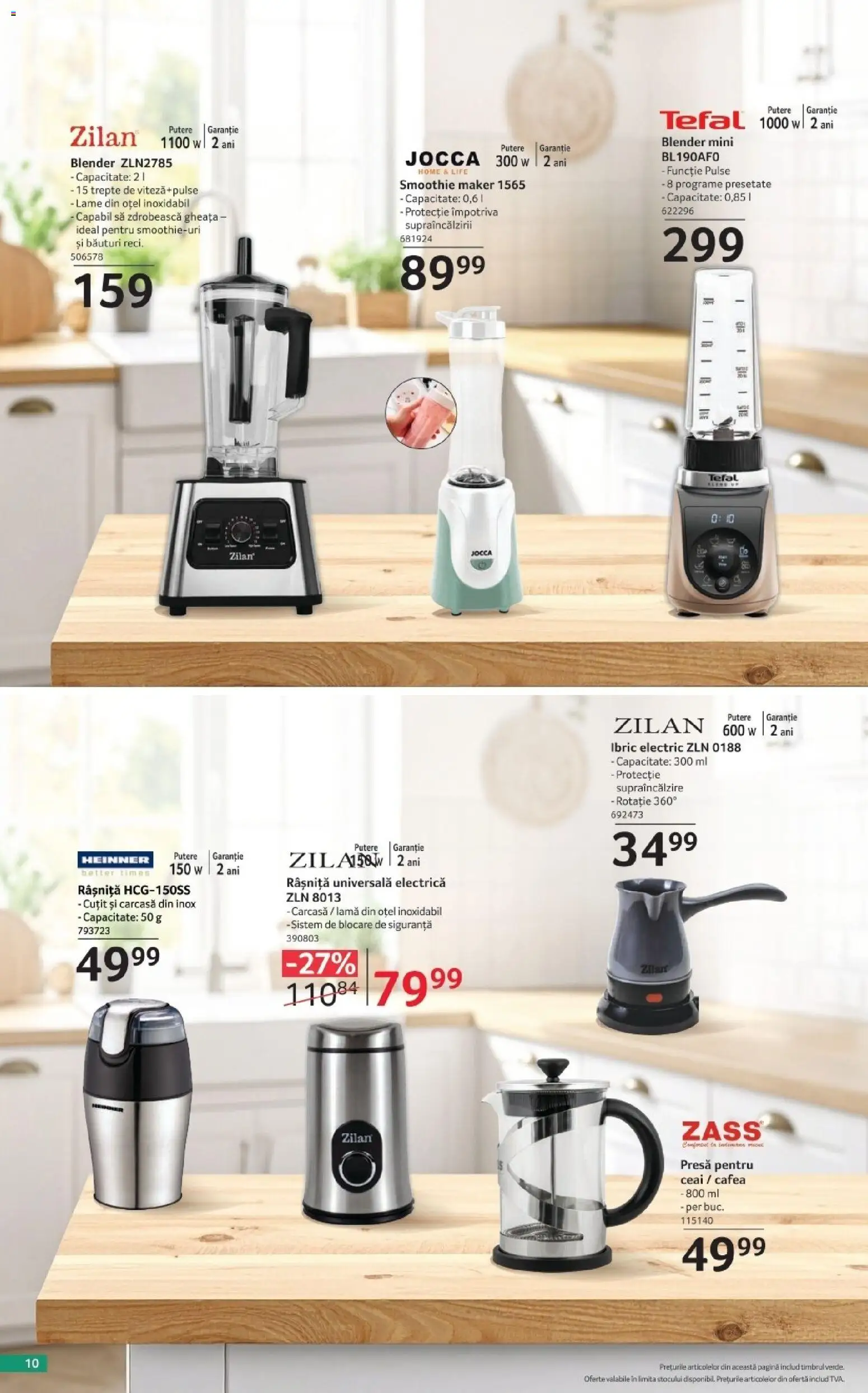 Noul catalog Selgros – valabil de la 02.10.2026 | Pagină: 10 | Produse: Blender, Carcasă, Presă, Cafea
