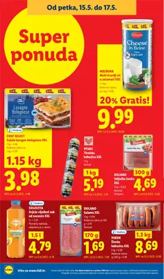 SOLEVITA Svježe cijeđeni sok od naranče XXL, Svježe cijeđeni sok od naranče XXL, 1.5 l, Povratna naknada uključena je u cijenu - Pregled kataloga iz trgovine Lidl, vrijedi od 11.05.2026 | Stranica: 64
