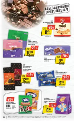 Ofertele Mega Image valabile de la 09.07.2026 | Pagină: 16 | Produse: Raft, Ciocolată, Cacao, Biscuiți
