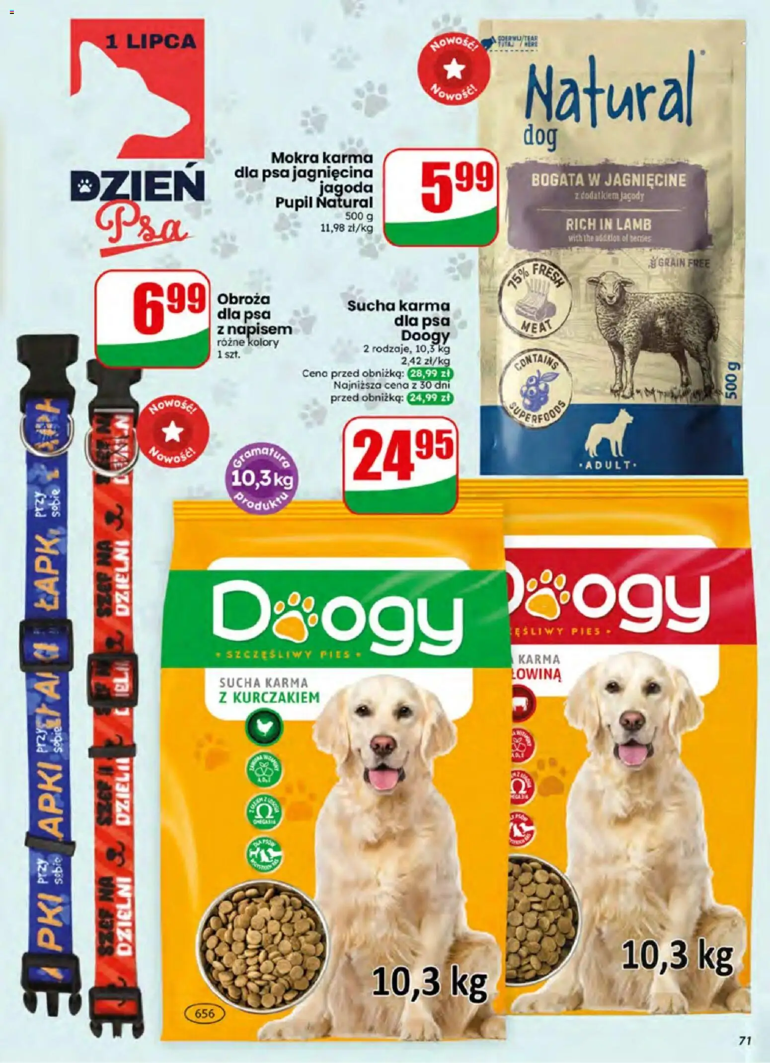 Dino gazetka od 24.06.2026 | Strona: 71 | Produkty: Jagody, Jagnięcina