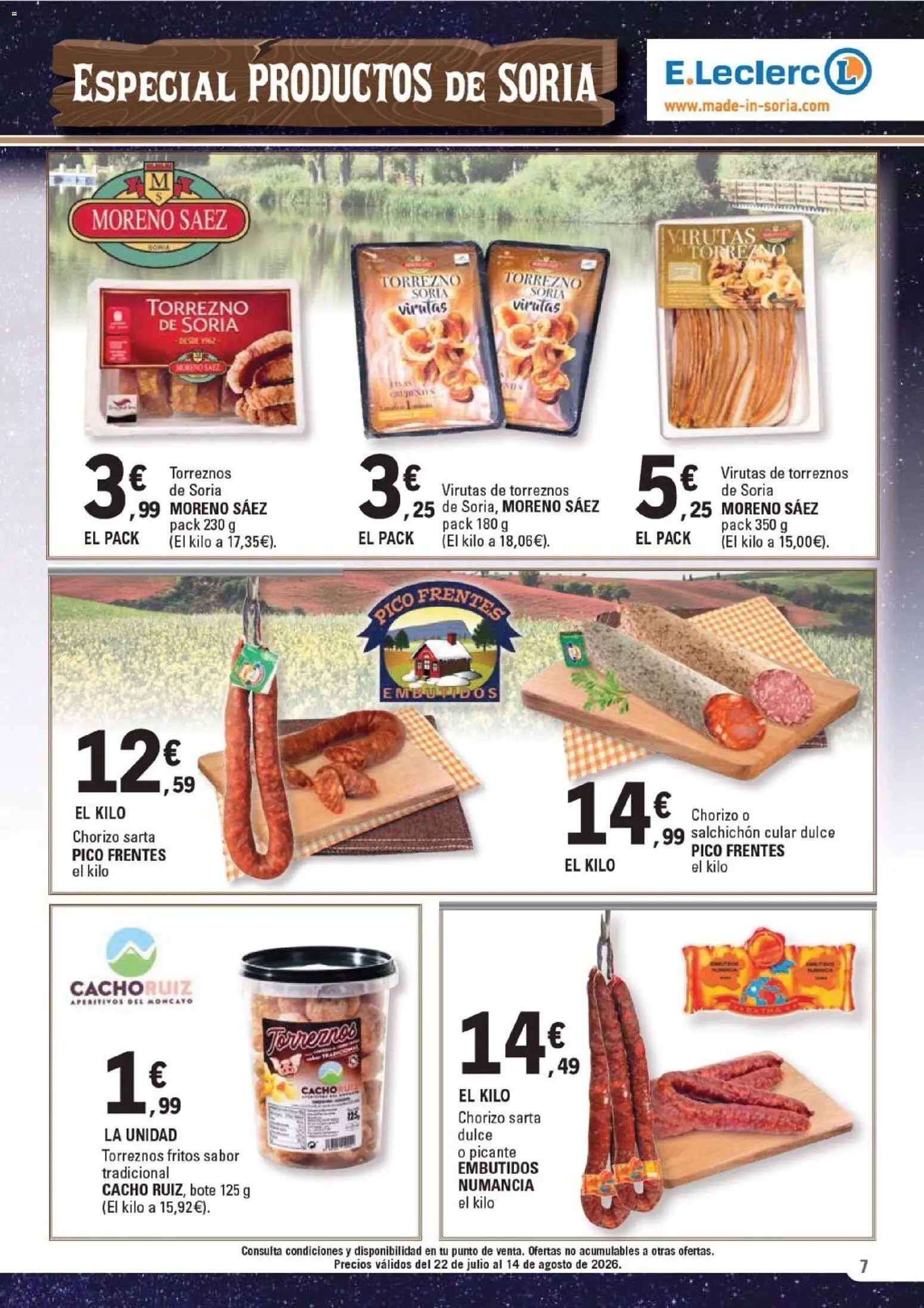 E.Leclerc Soria │ válido desde el 22/07/2026 | Página: 7 | Productos: Νυχτικό