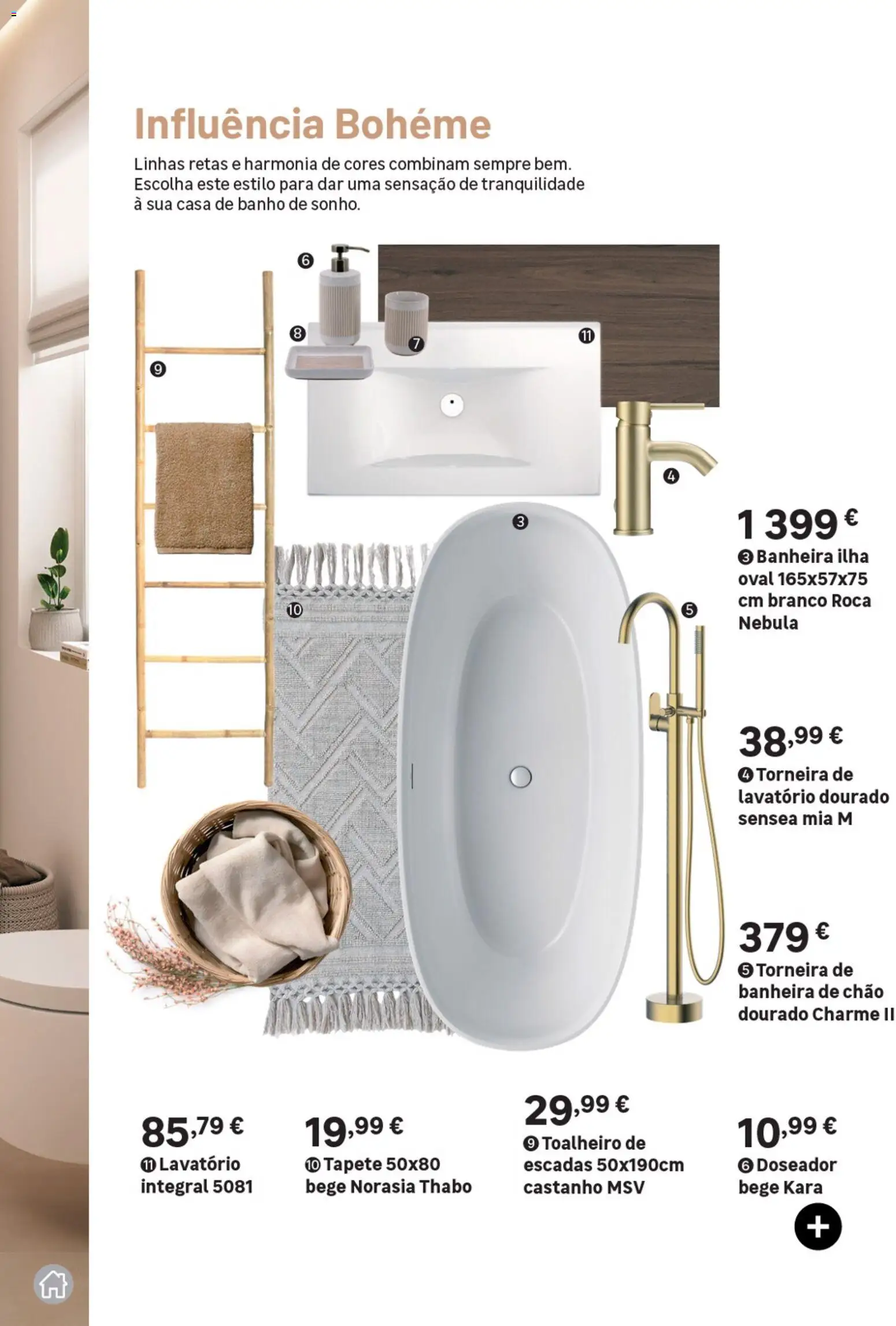 Leroy Merlin Catálogo Casas de Banho │ válido de 28.05.2026 | Página: 19 | Produtos: Lavatório, Casa de banho, Banho, Tapete