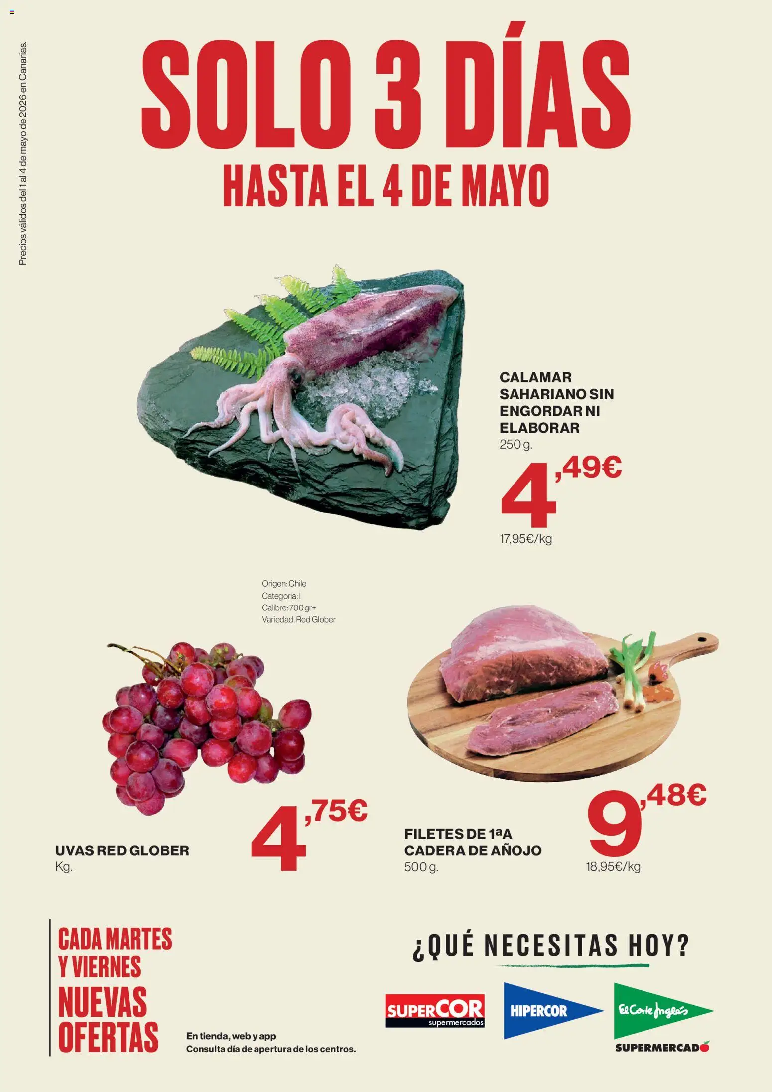 Supercor Canarias │ válido desde el 01.05.2026 | Página: 1 | Productos: Τζίντζερ