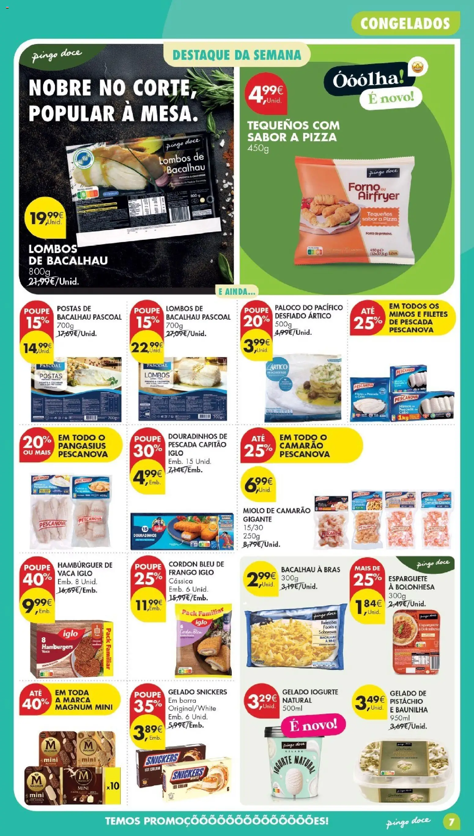 Pingo Doce Poupe Esta Semana Madeira │ válido de 15/09/2026 | Página: 7 | Produtos: Baunilha, Hambúrguer, Iogurte, Pizza