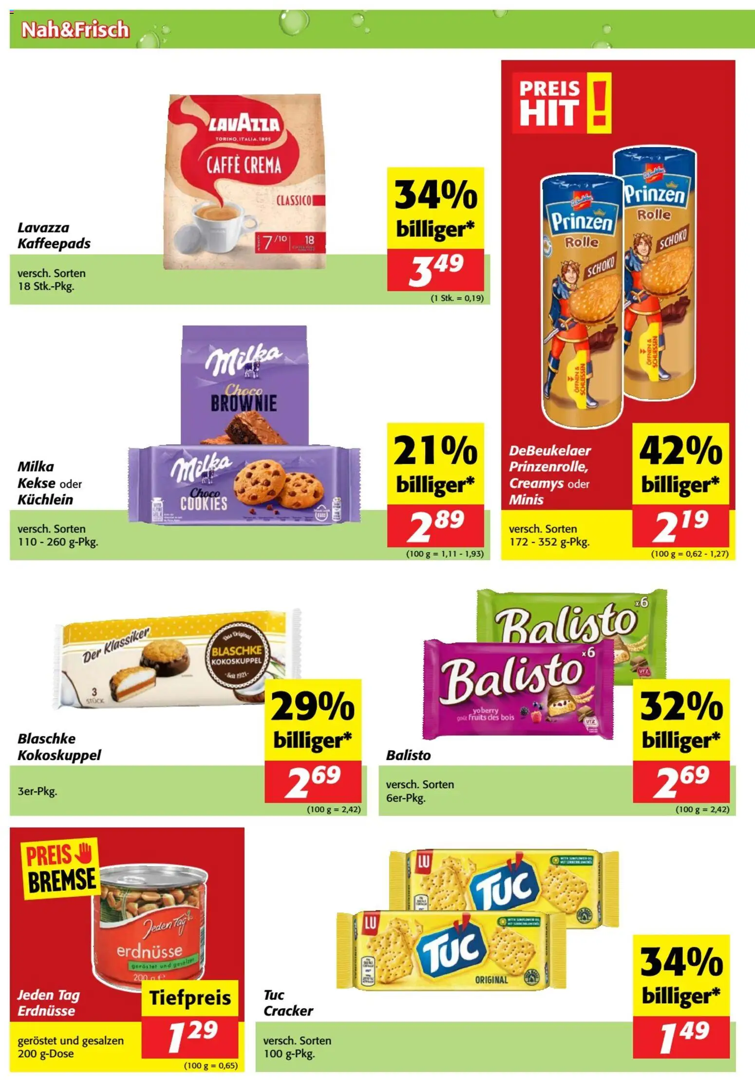 Nah und Frisch Flugblatt gültig ab 05.08.2026 | Seite: 6 | Produkte: Kekse, Папионка