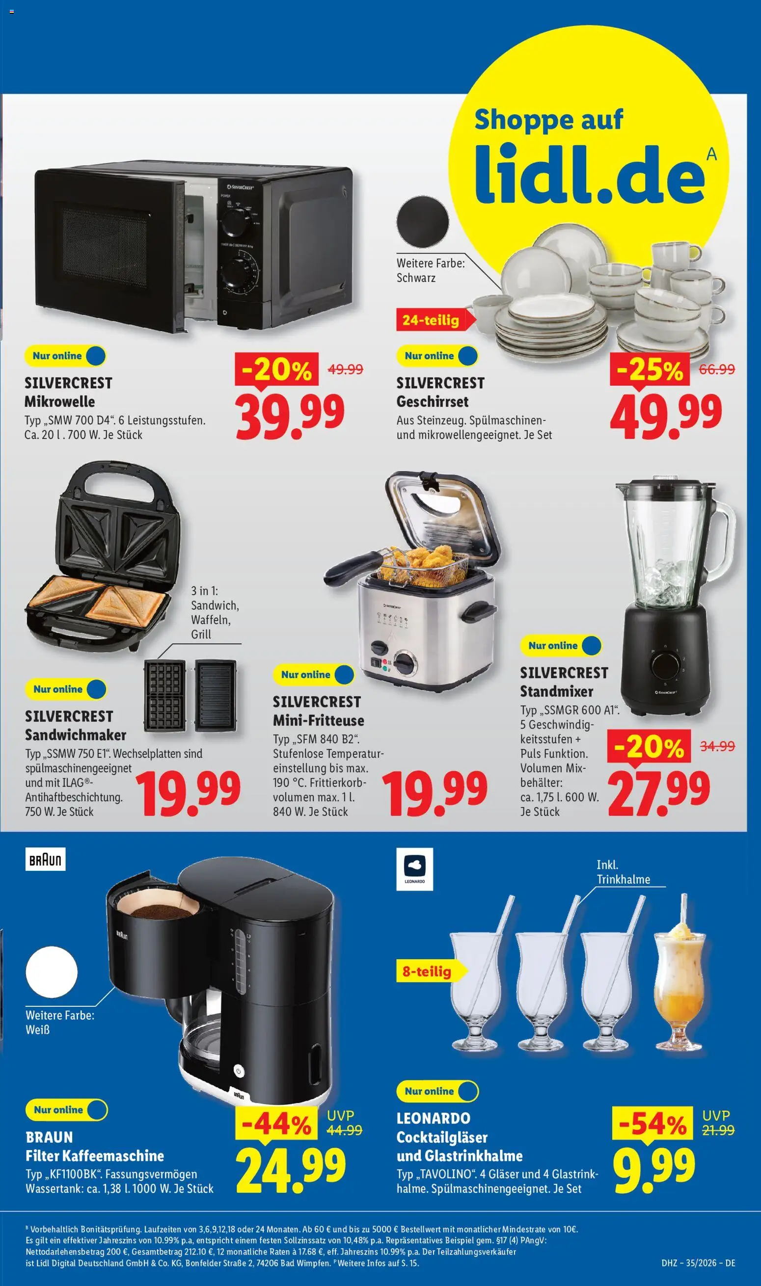 Lidl Prospekt – gültig ab 24.08.2026 | Seite: 31 | Produkte: Mikrowelle, Grill, Mixer, Bad