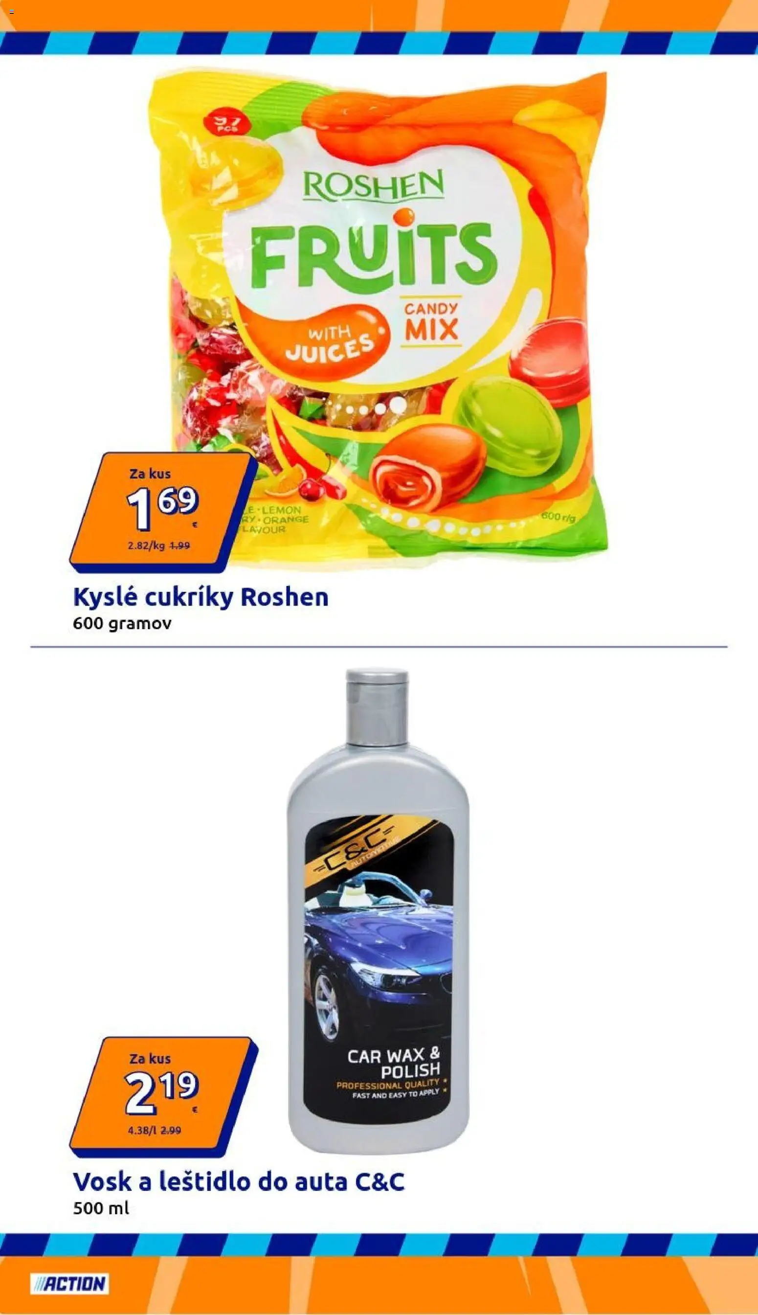 Nové Action akcie – leták je platný od 20.05.2026 | Strana: 16 | Produkty: Cukríky