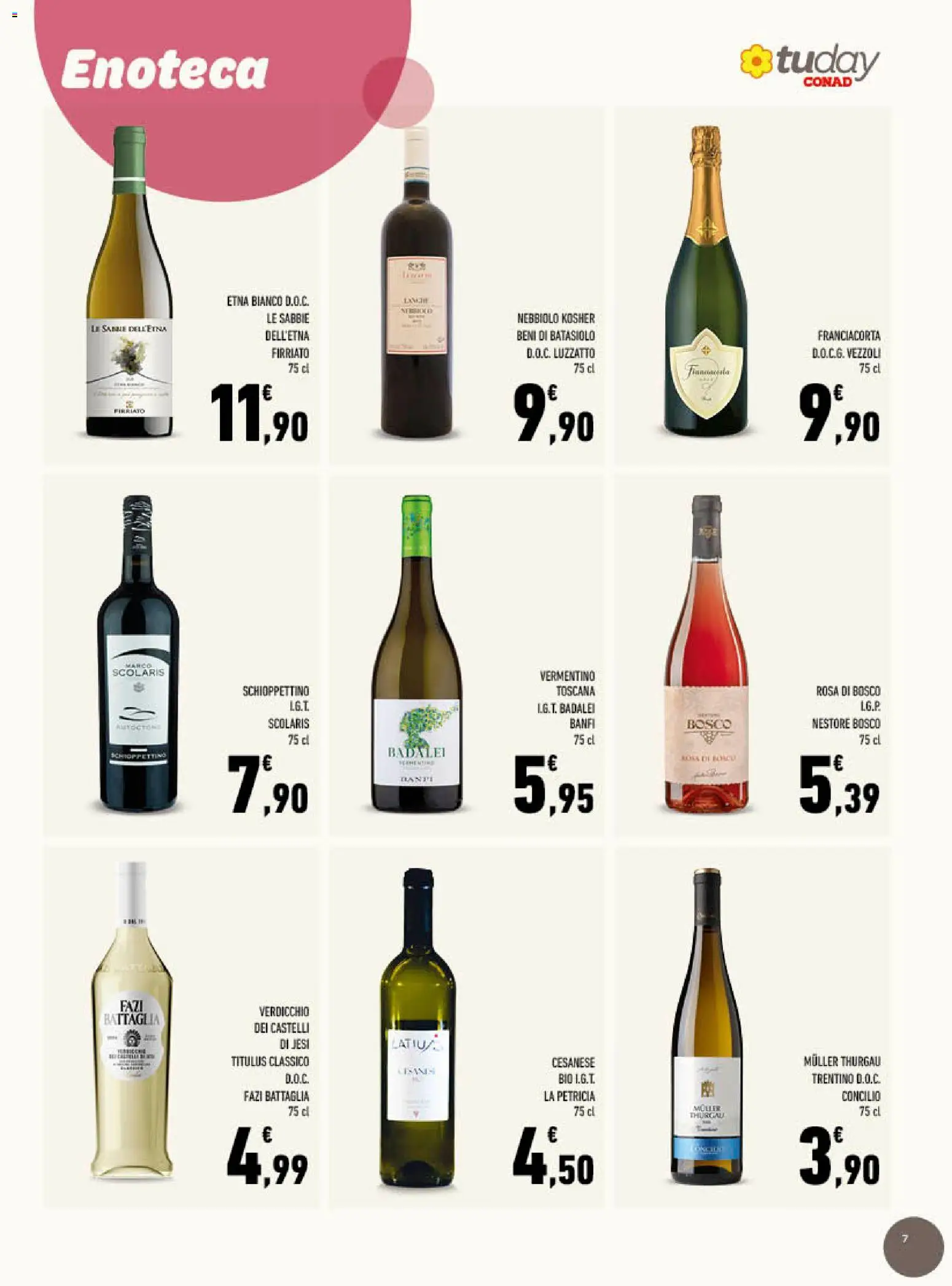 Volantino Conad del 15/07/2026 | Pagina: 7 | Prodotti: Enoteca