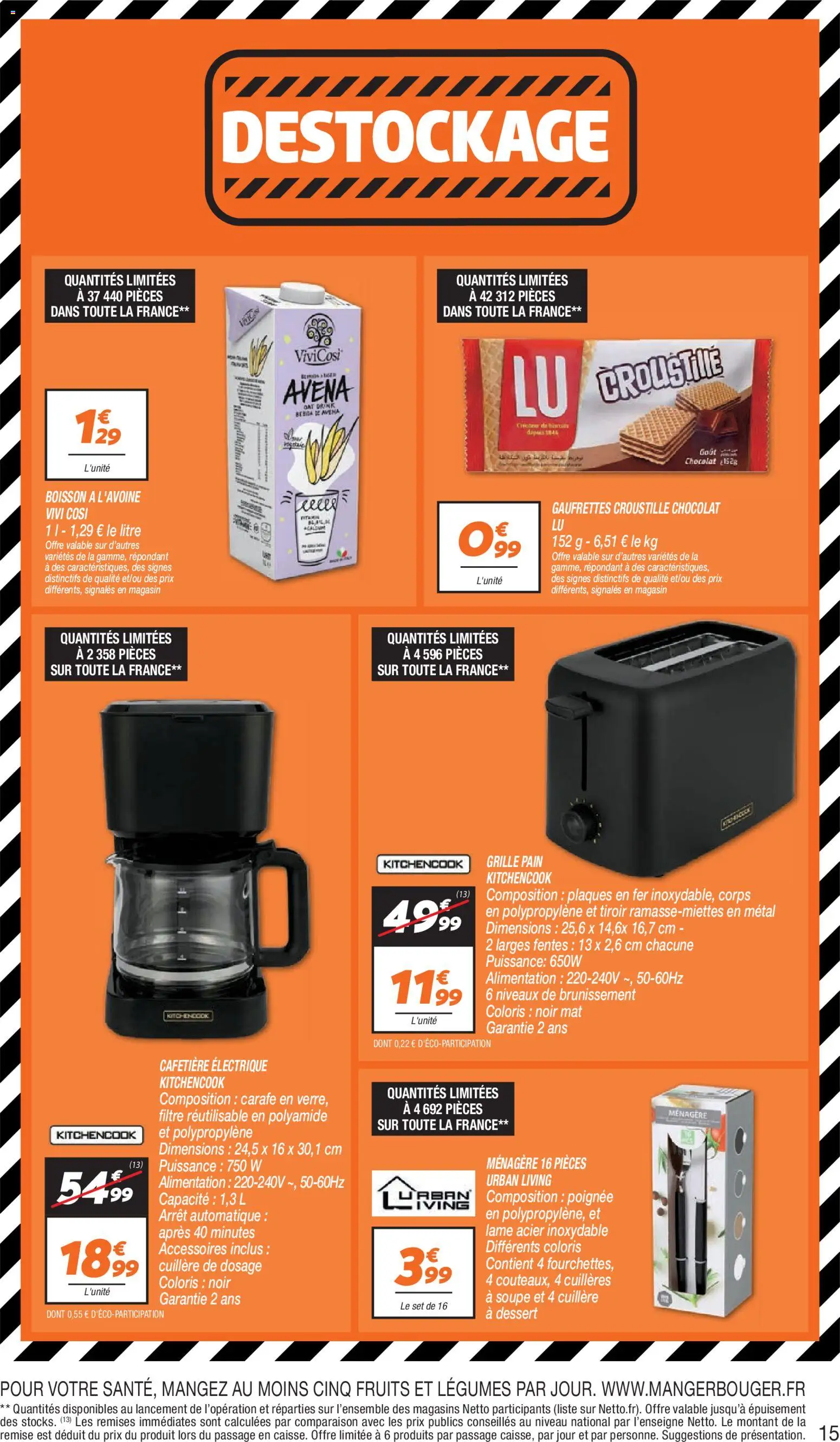 {H1} | Page: 15 | Produits: Soupe, Boisson, Alimentation, Dessert