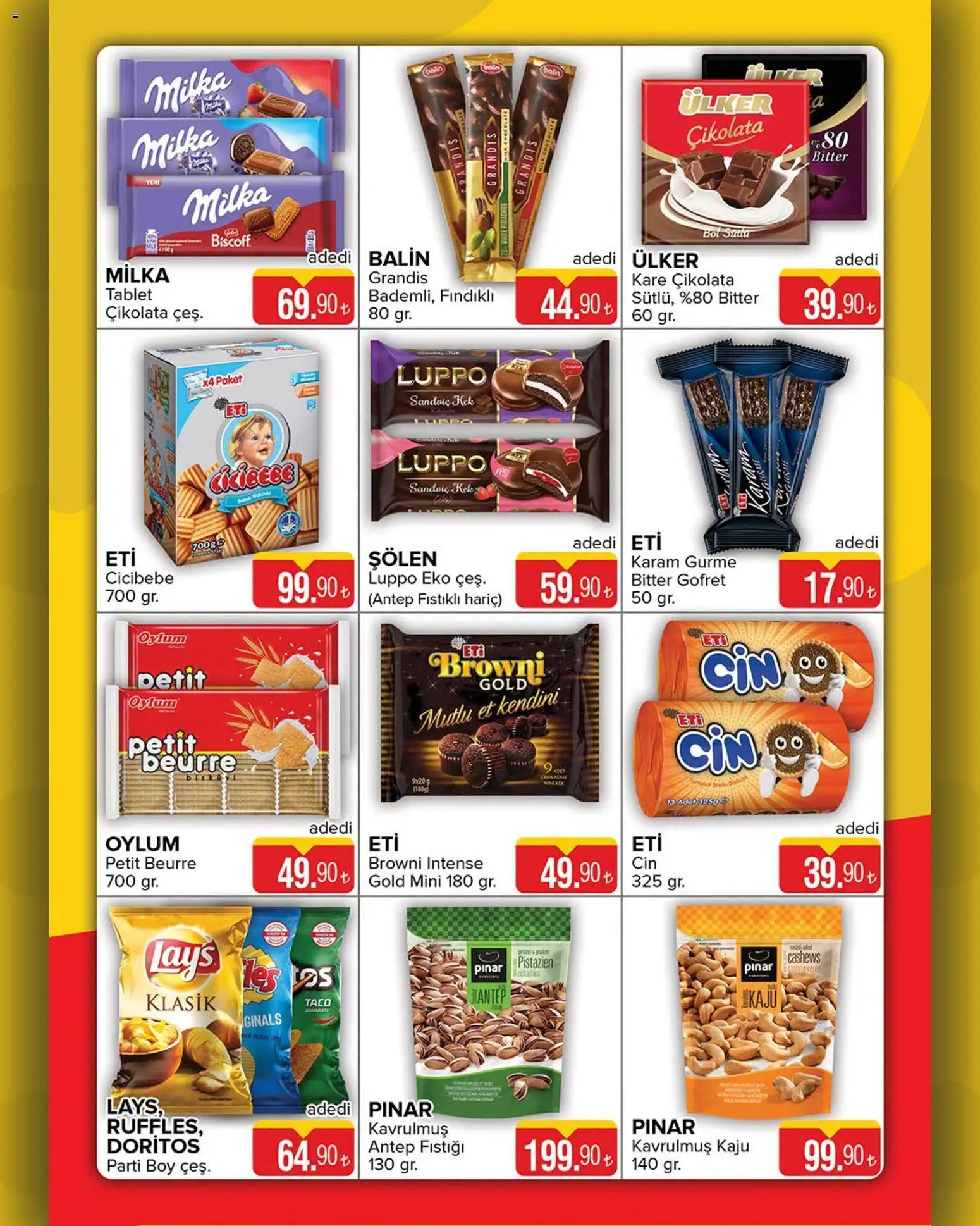 Seyhanlar Market Katalog - 10 Temmuz 2026 tarihinden itibaren geçerlidir | Sayfa: 4 | Ürünler: Gofret, Çikolata, Tablet