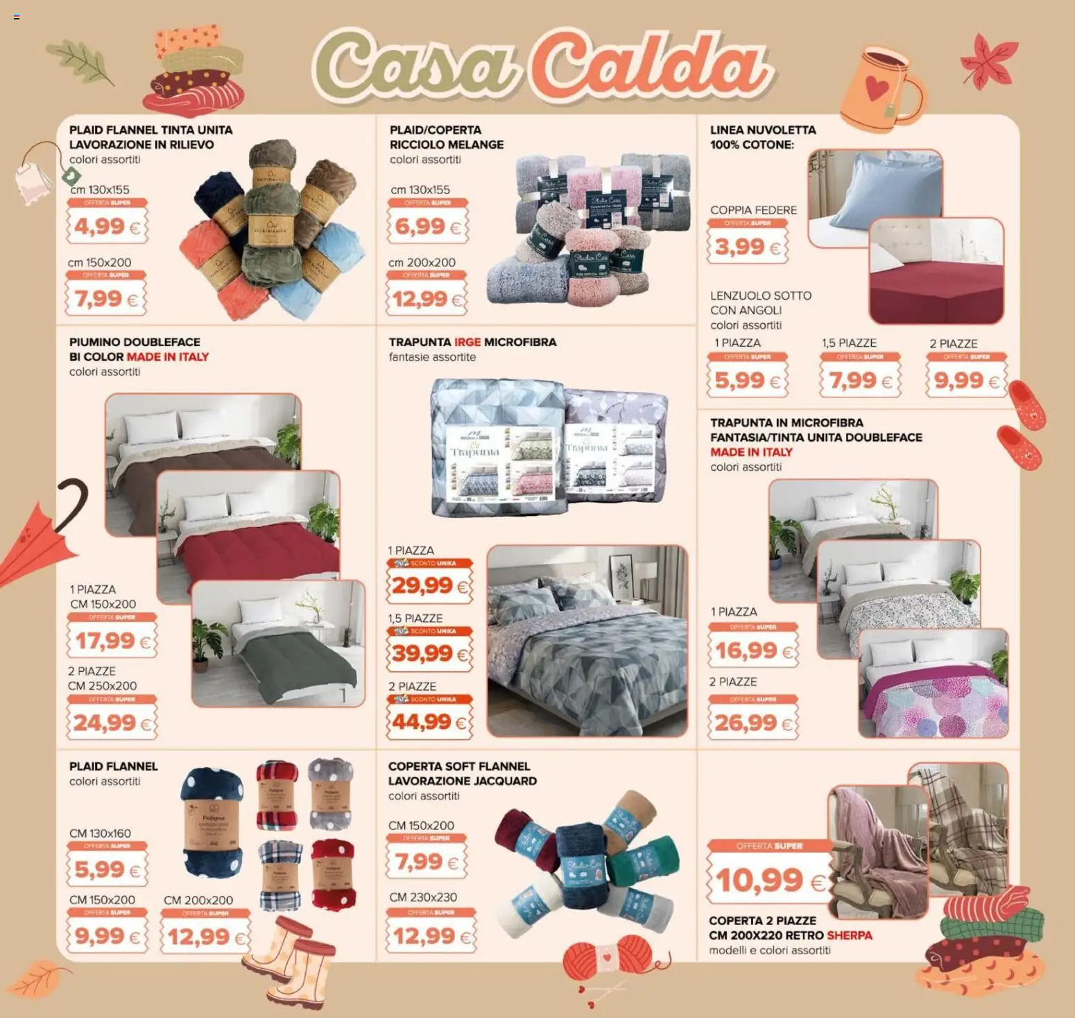 Volantino Oasi del 08/10/2026 | Pagina: 20 | Prodotti: Plaid, Trapunta, Coperta