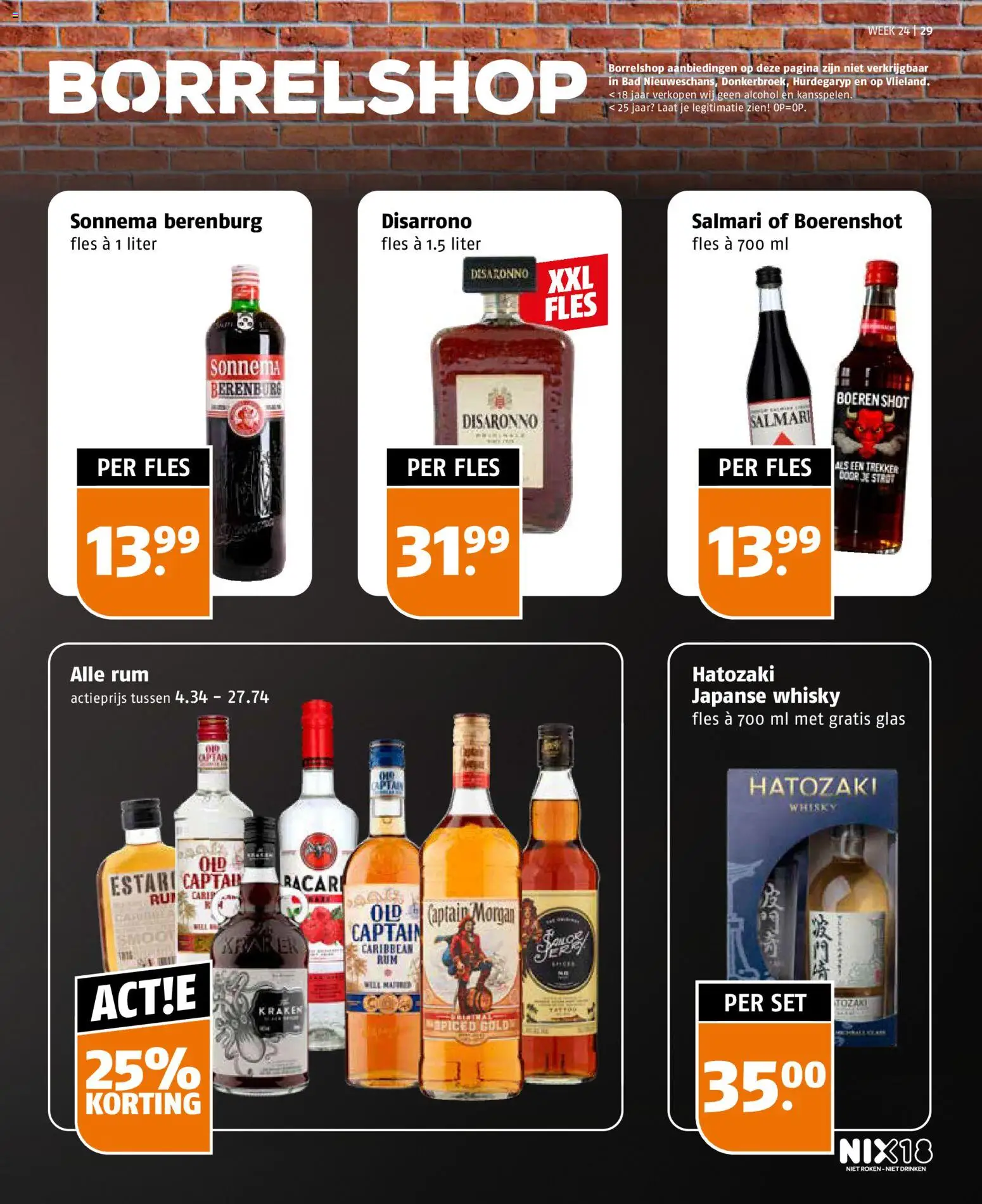 {H1} | Pagina: 29 | Producten: Fles, Whisky, Bad, Alcohol
