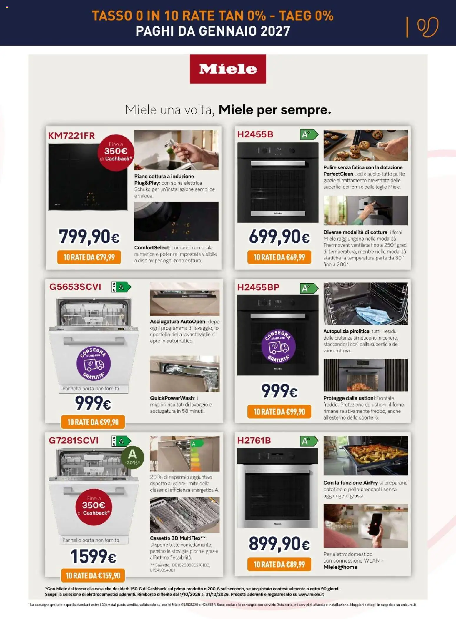 Nuovo Unieuro volantino Incasso dal 30/10/2026 > offerte anteprima 🛍️ | Pagina: 7 | Prodotti: Patatine, Lavastoviglie, Scala, Forno