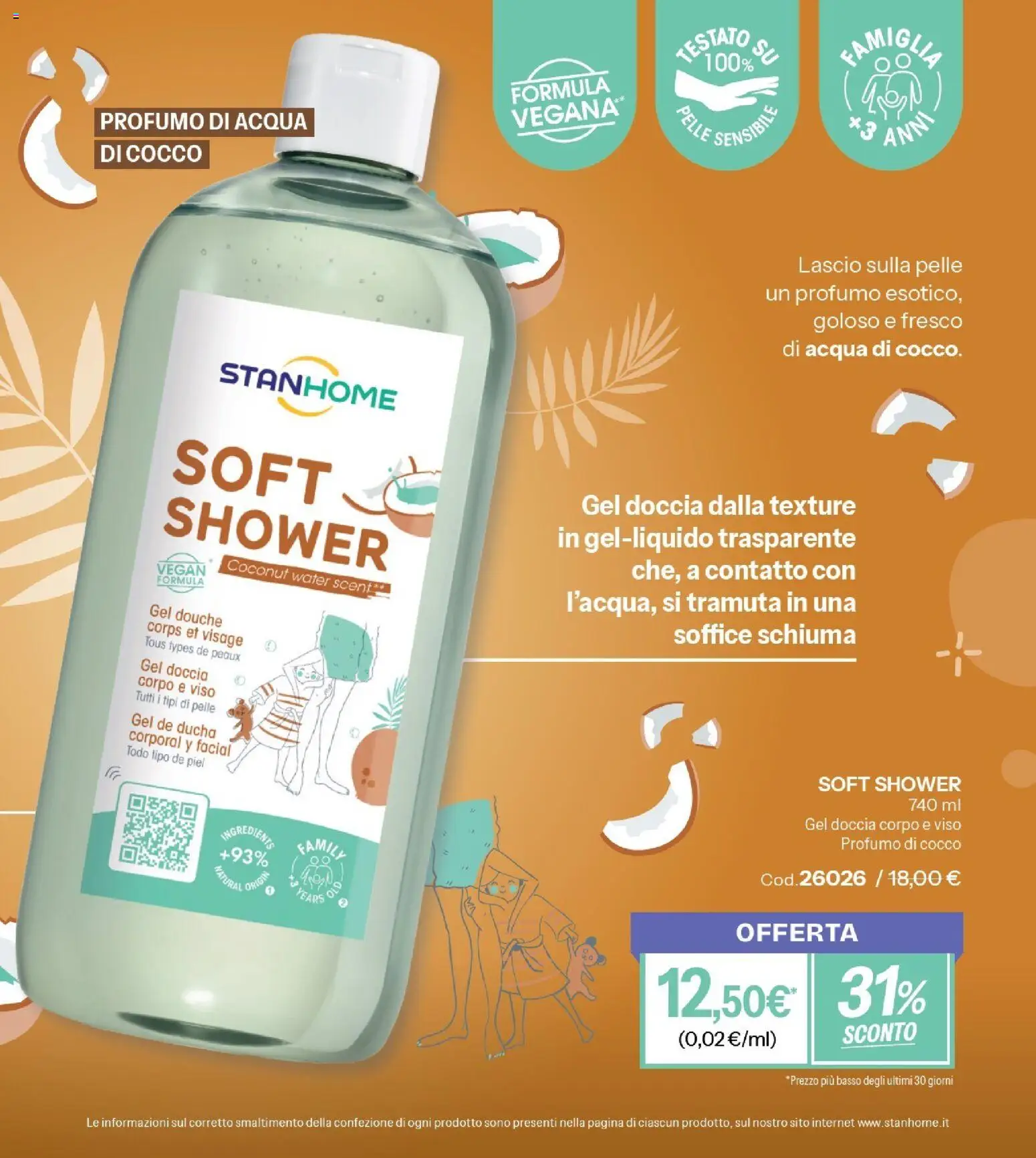 Volantino Stanhome del 23/06/2026 | Pagina: 104 | Prodotti: Acqua, Cocco, Doccia, Profumo