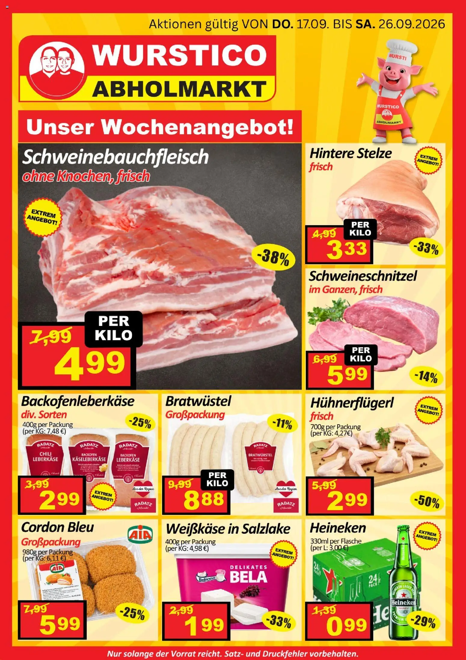 Wurstico Abholmarkt Andro Spezialitäten gültig ab 19.09.2026 | Seite: 2 | Produkte: Chili, Weißkäse