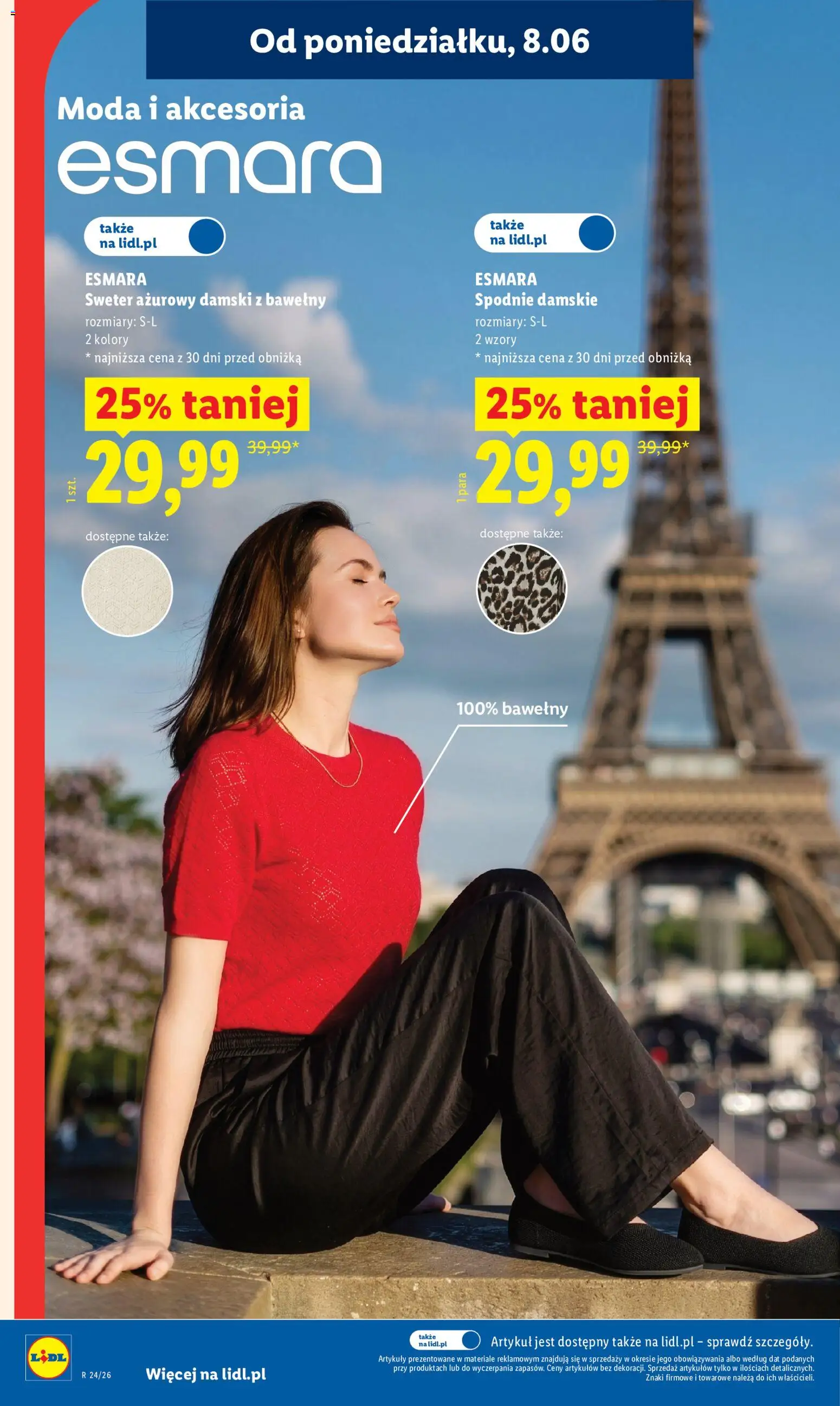 Lidl gazetka od 08.06.2026 | Strona: 32 | Produkty: Sweter, Spodnie