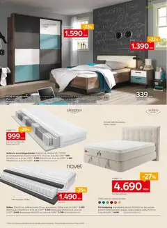 Ofertele XXXLutz valabile de la 29.06.2026 | Pagină: 4 | Produse: Pat, Saltea, Noptieră, Topper