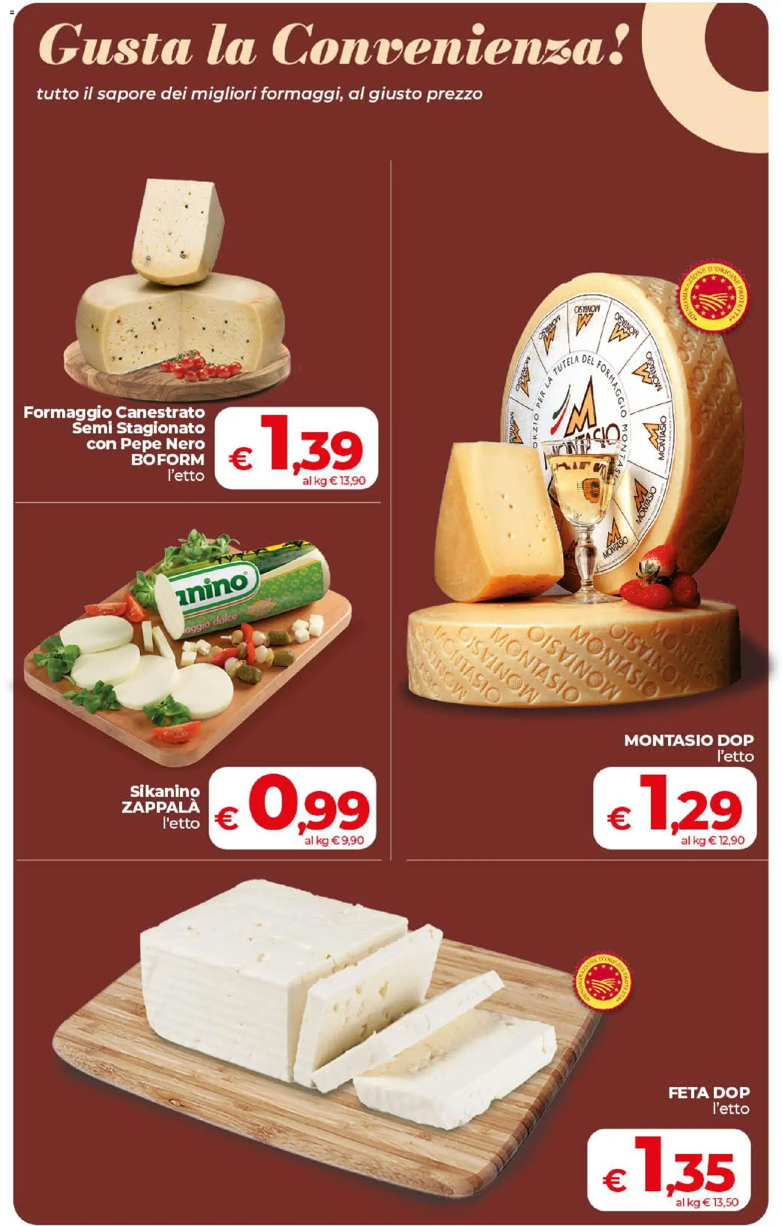 Volantino COOP del 31/07/2026 | Pagina: 9 | Prodotti: Pepe, Formaggio, Feta