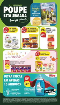 Pré-visualização Farinha Láctea Original 900g, Farinha Láctea Original 900g válido de 19.05.2026 | Página: 56 | Produtos: Farinha láctea, Capitão iglo, Detergente, Arroz