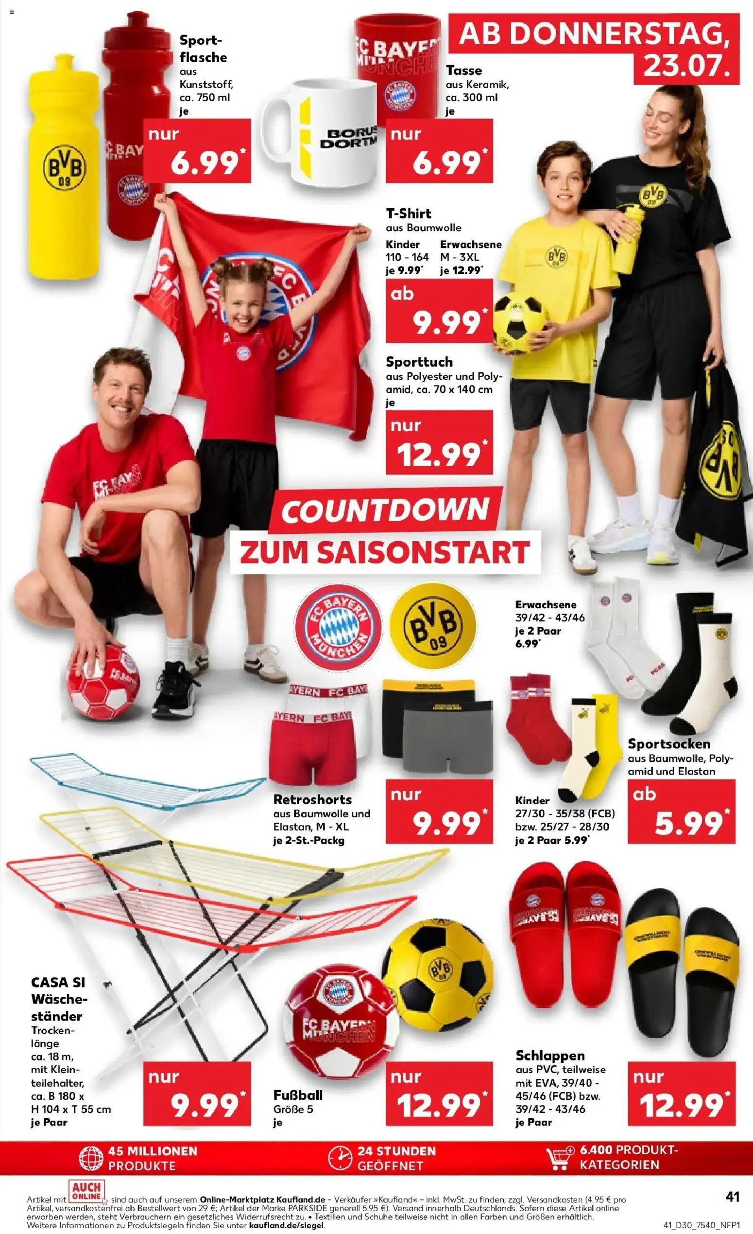 Kaufland Prospekt Finsterwalde – gültig ab 20.07.2026 | Seite: 50 | Produkte: Fußball