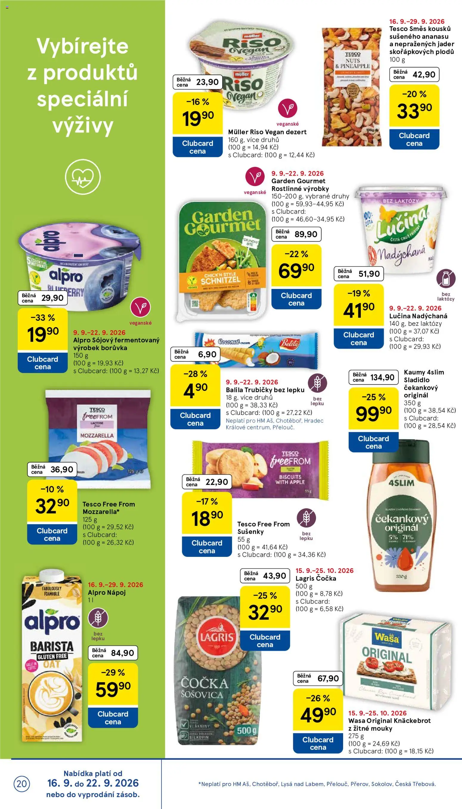 Tesco leták - Hypermarket od 16.09.2026 | Strana: 20