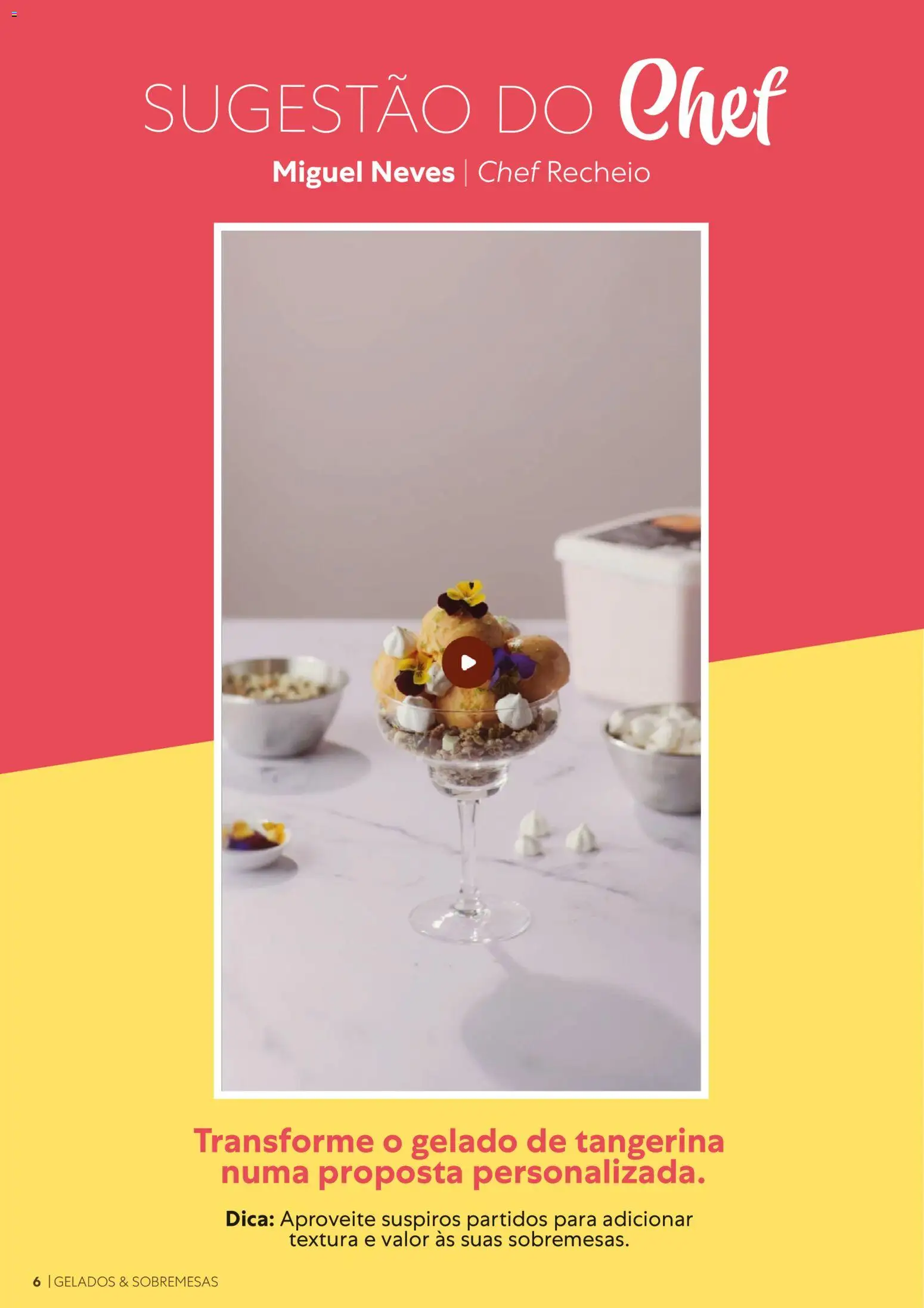 Recheio Catálogo de Gelados  Sobremesas │ válido de 26/06/2026 | Página: 6 | Produtos: Sobremesas, Gelado